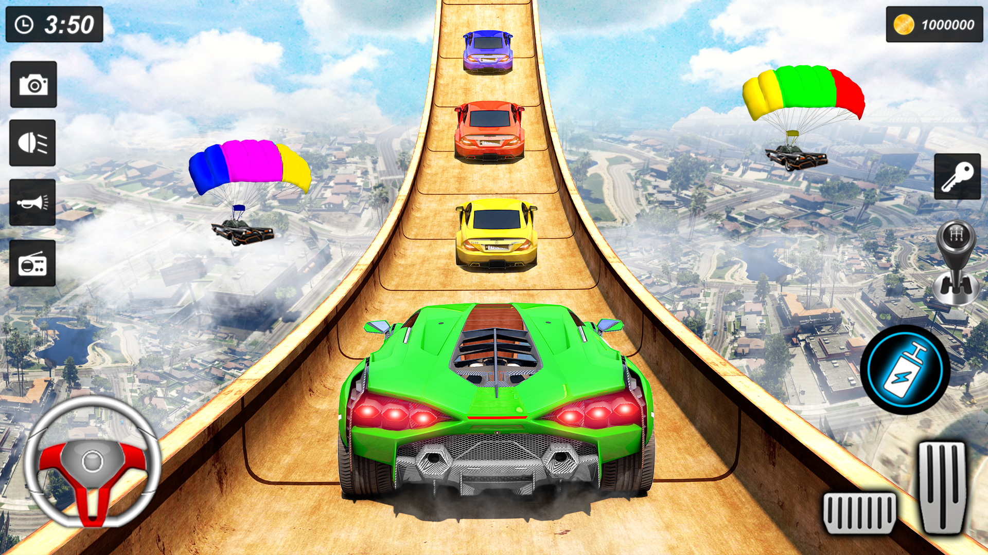اسکرین شات 2 بازی Car Stunt Game - Car Games 3D