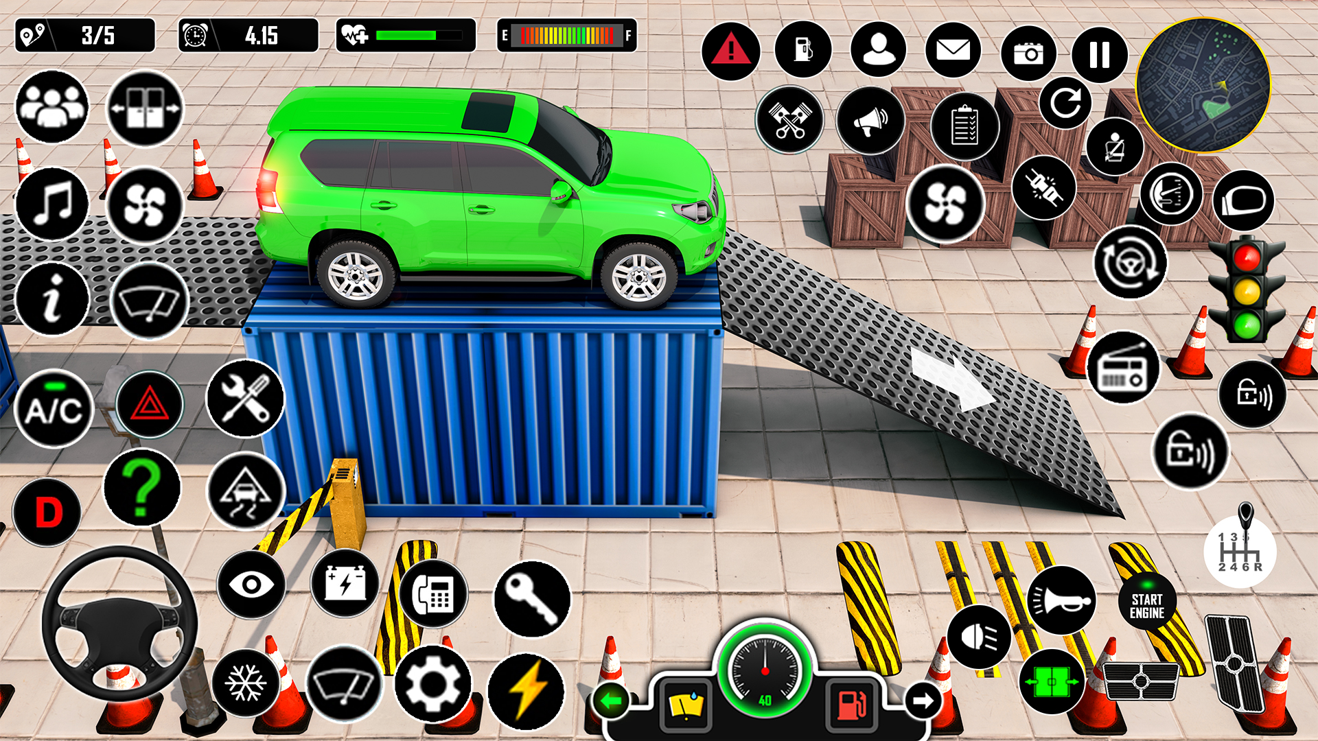 اسکرین شات 2 بازی SUV Parking Game - Car Parking
