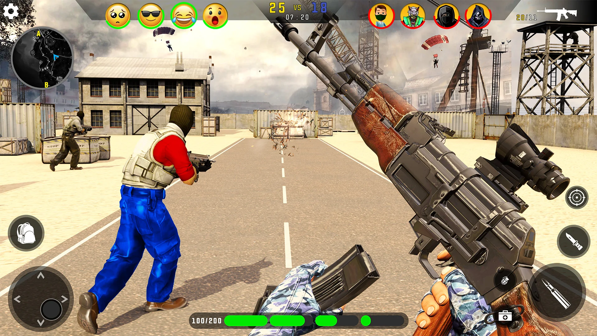 اسکرین شات 3 بازی Gun Games 3D Banduk Wala Game