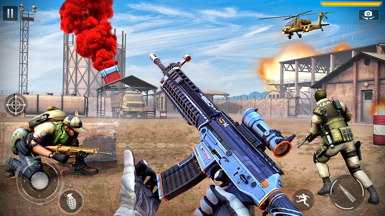 اسکرین شات 5 بازی Gun Games 3D Banduk Wala Game
