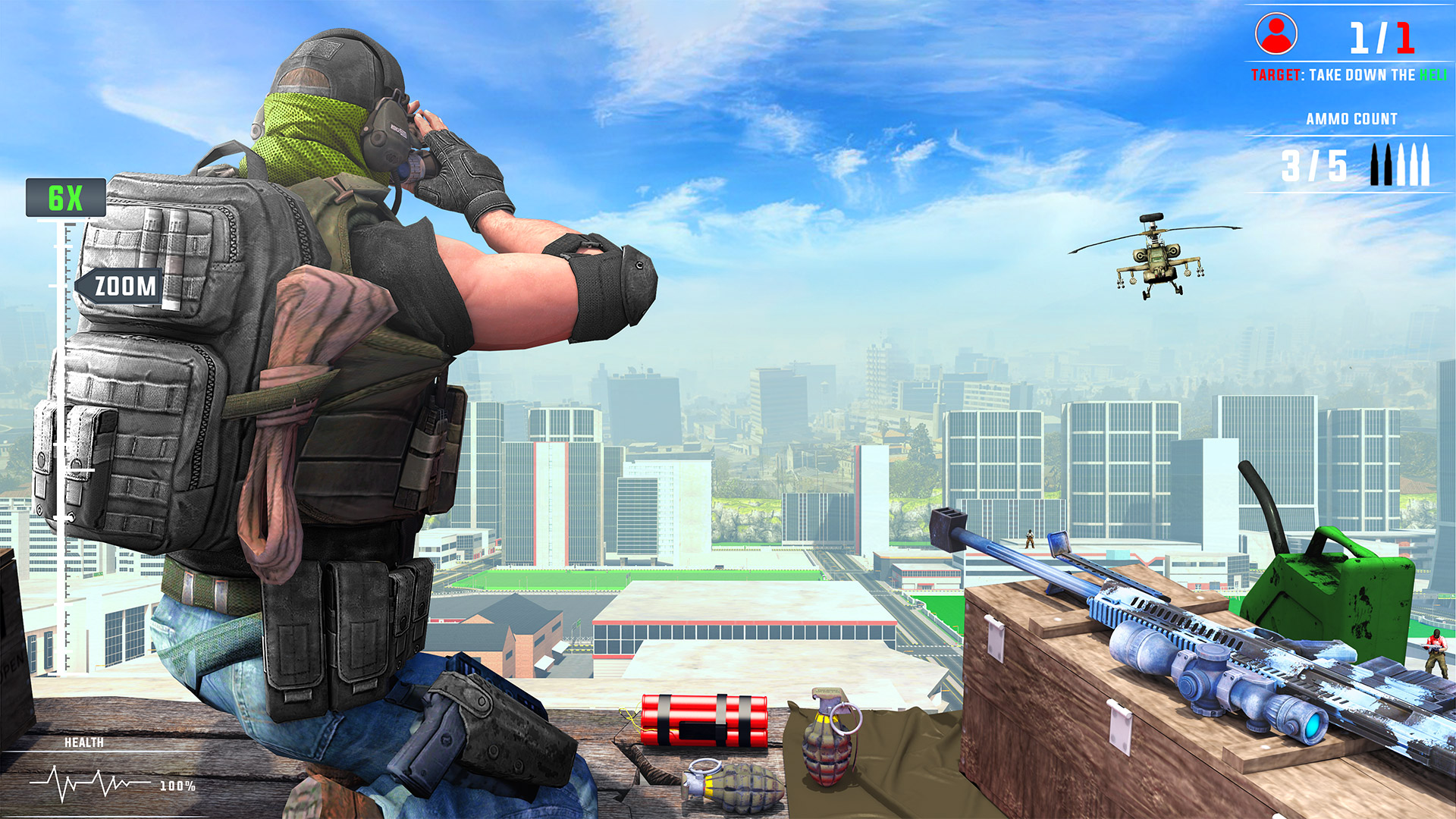 اسکرین شات 4 بازی Banduk Game - Sniper Gun Games