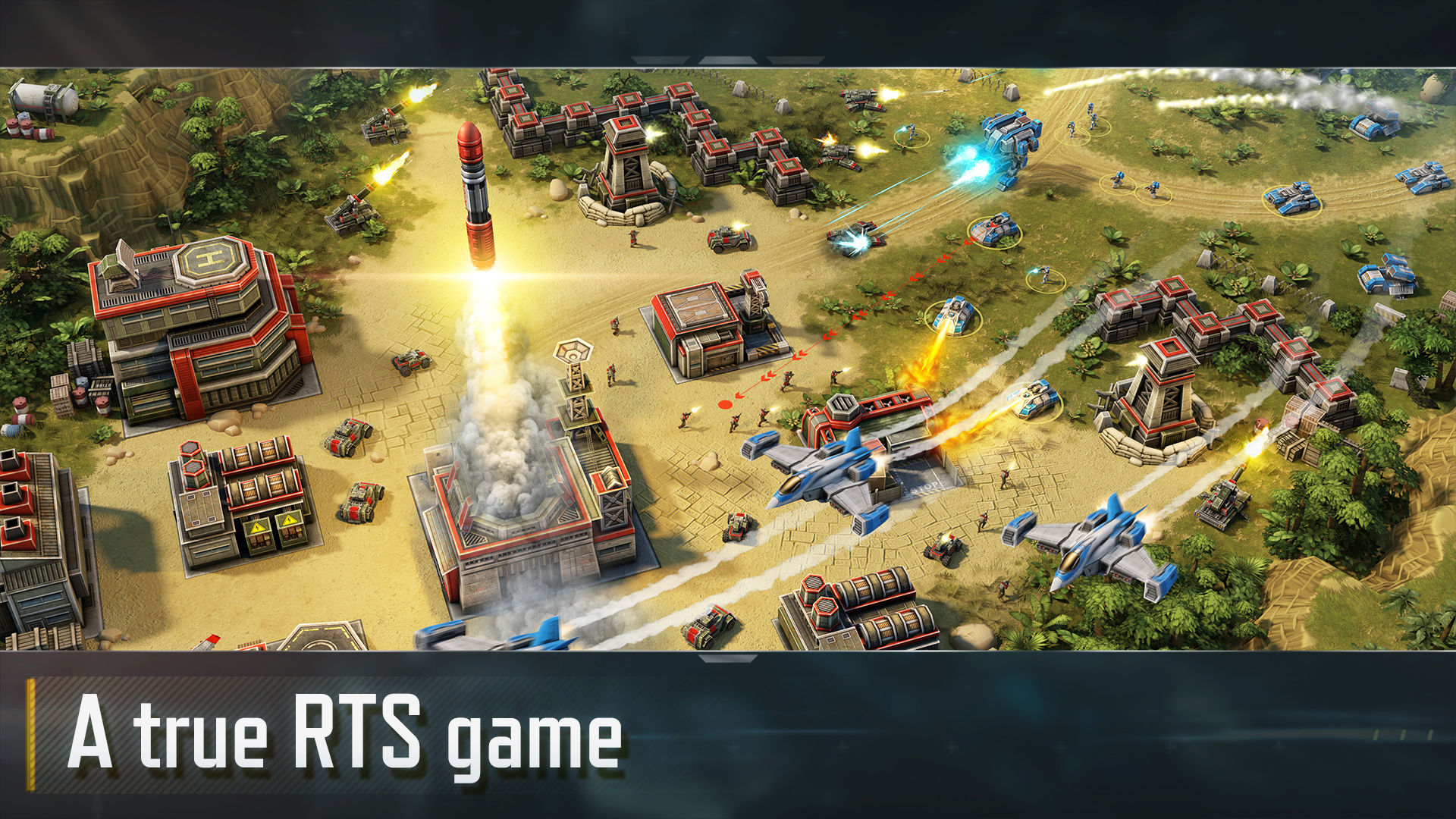 اسکرین شات 1 بازی Art of War 3:RTS strategy game