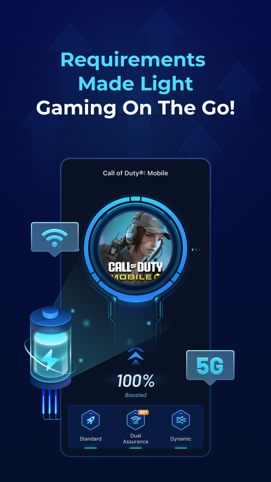 اسکرین شات 4 برنامه GearUP: Lower Lag Game Booster