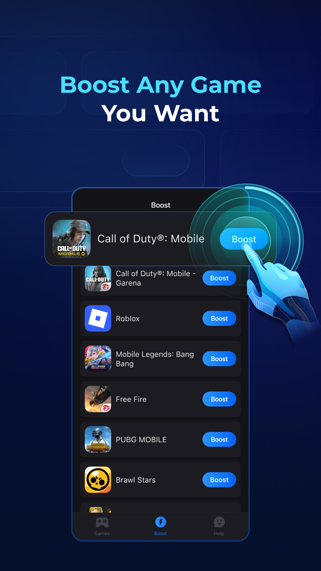 اسکرین شات 5 برنامه GearUP: Lower Lag Game Booster