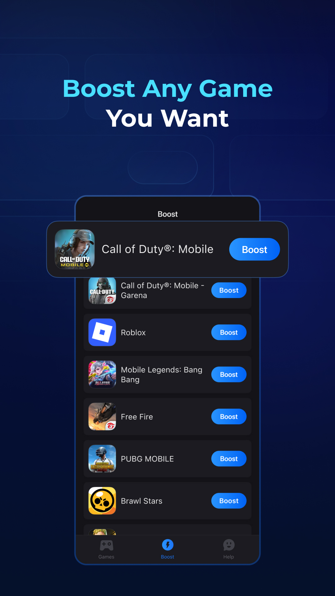 اسکرین شات 3 برنامه GearUP: Lower Lag Game Booster