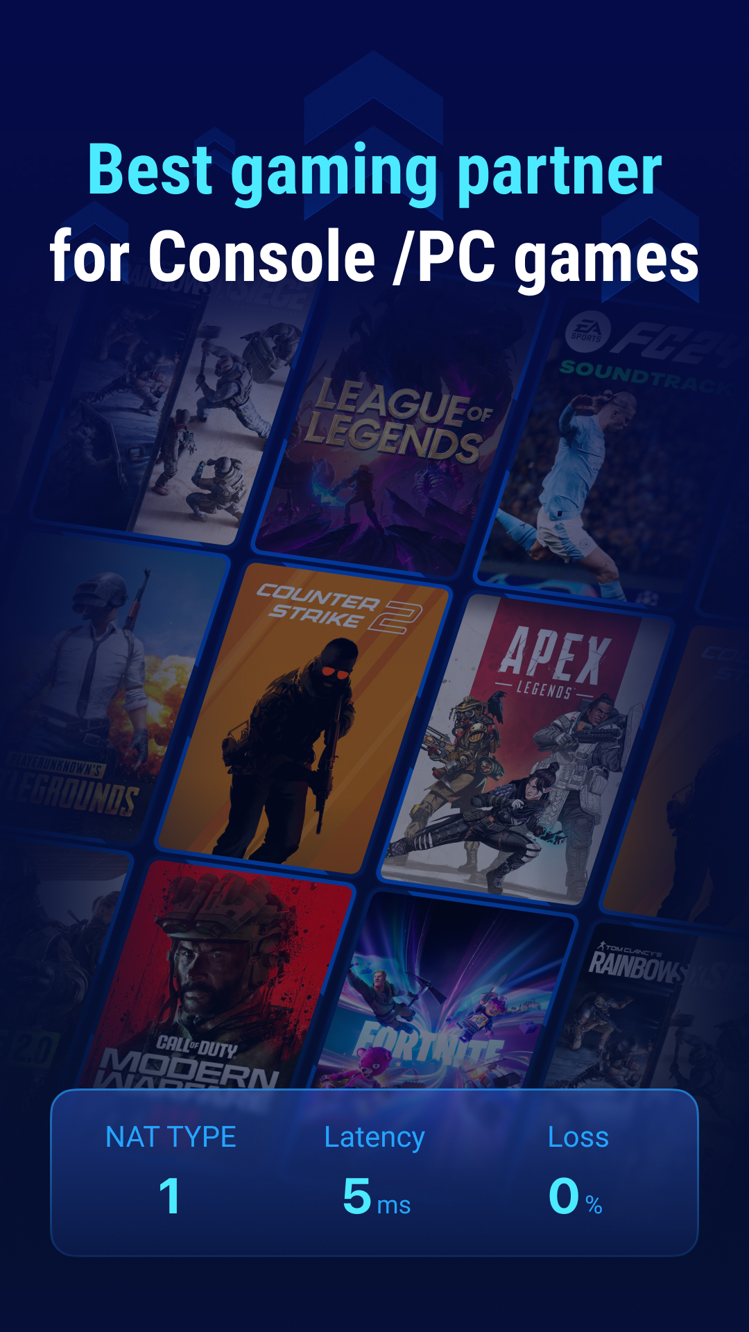 اسکرین شات 2 برنامه GearUP Router:for Console & PC