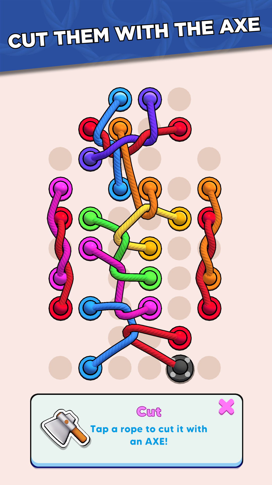 اسکرین شات 4 بازی Twisted Ropes: Untangle 3D