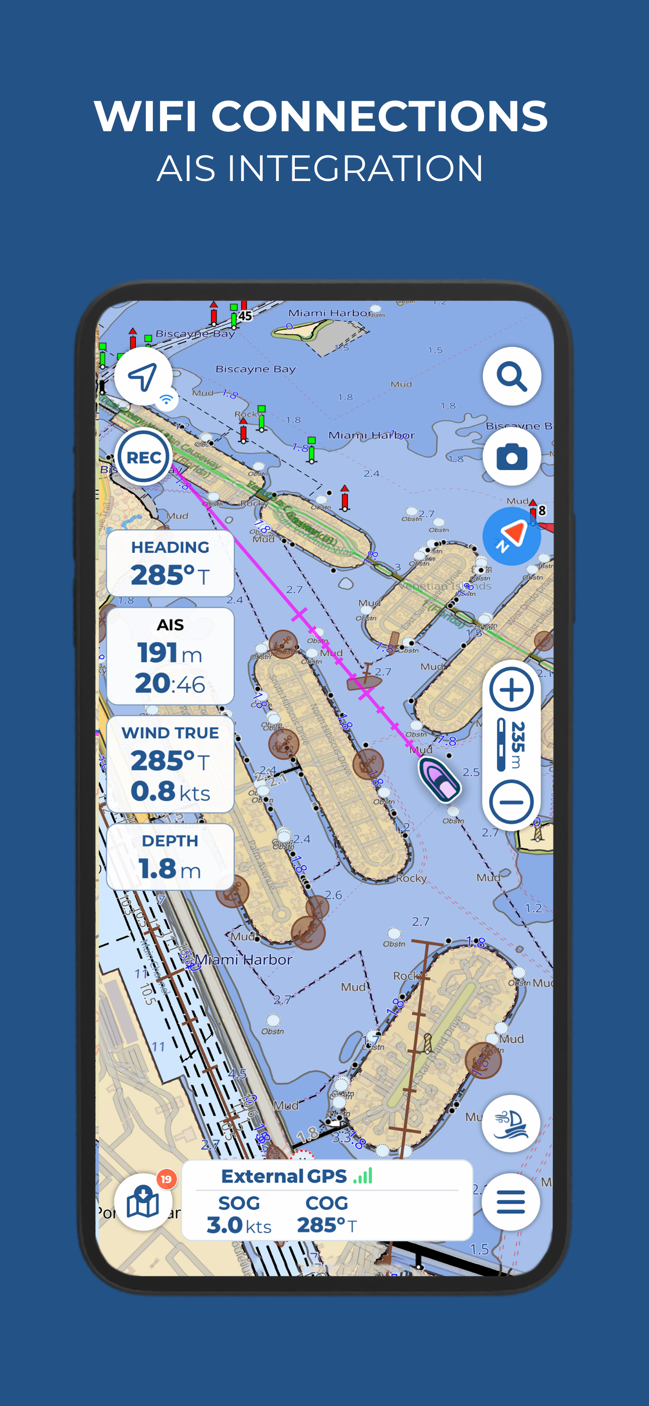 اسکرین شات 4 برنامه Aqua Map Boating