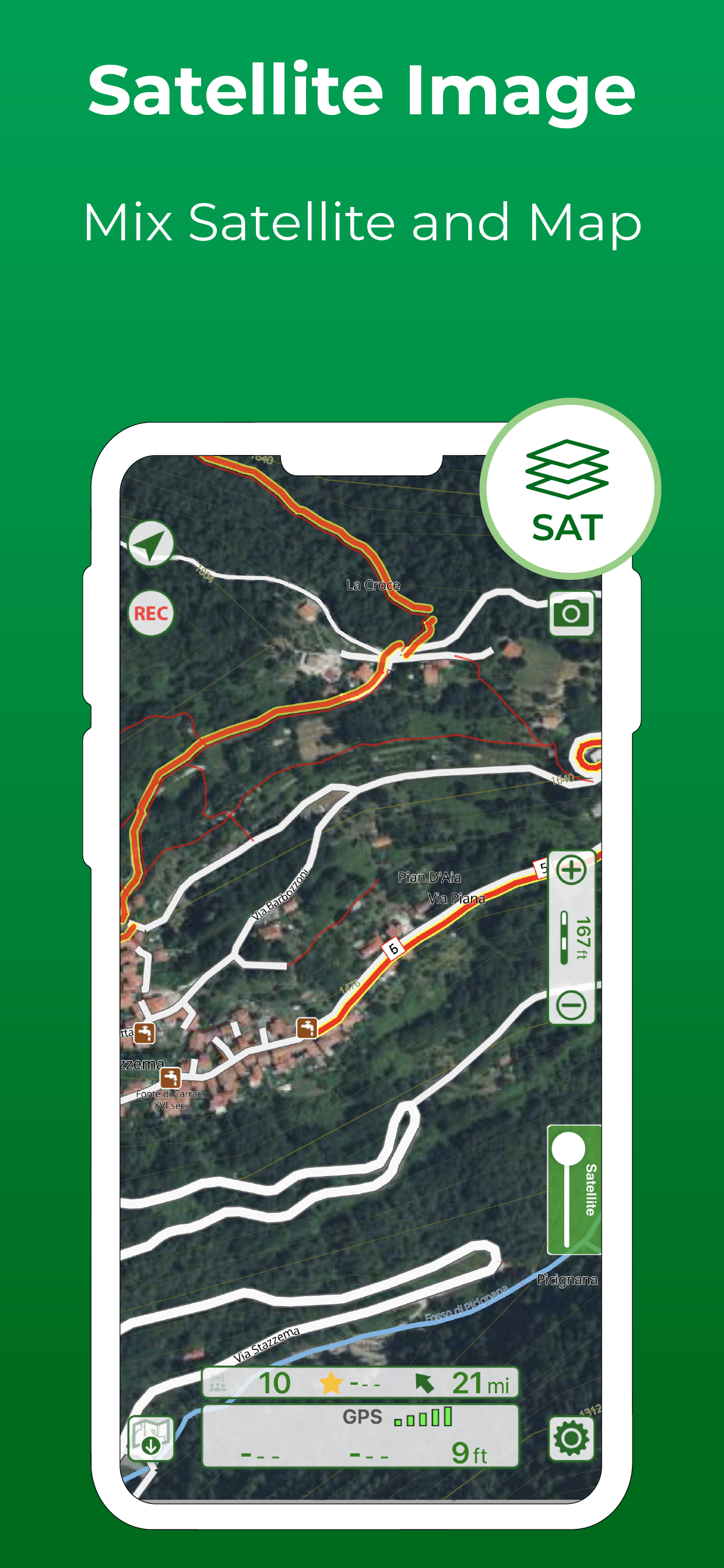 اسکرین شات 4 برنامه Terra Map - Trail Explorer