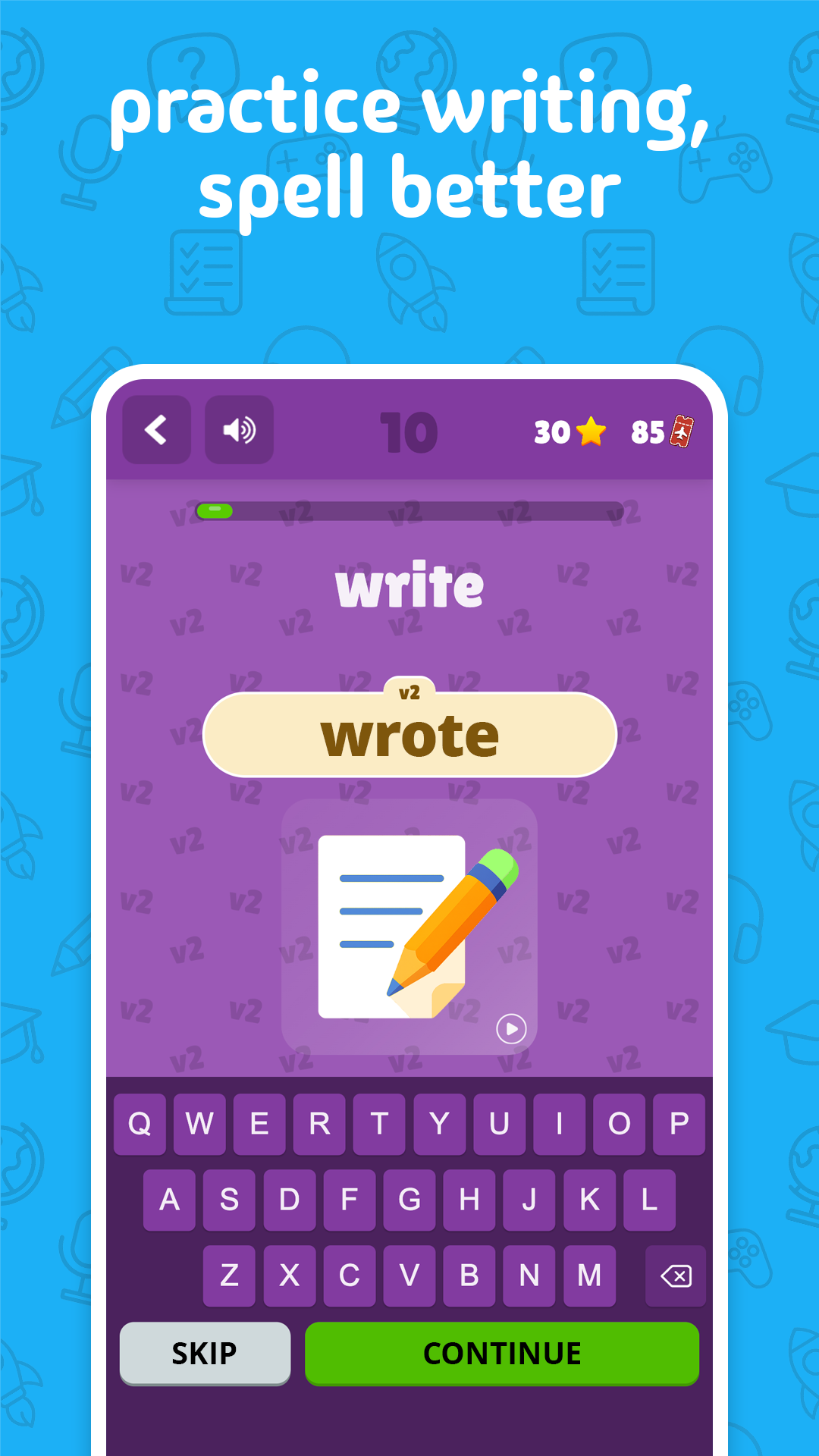 اسکرین شات 6 برنامه English Irregular Verbs