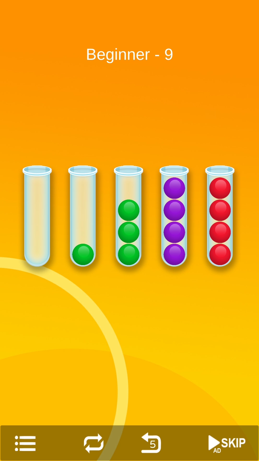 اسکرین شات 4 بازی Ball Sort - Bubble Sort Puzzle
