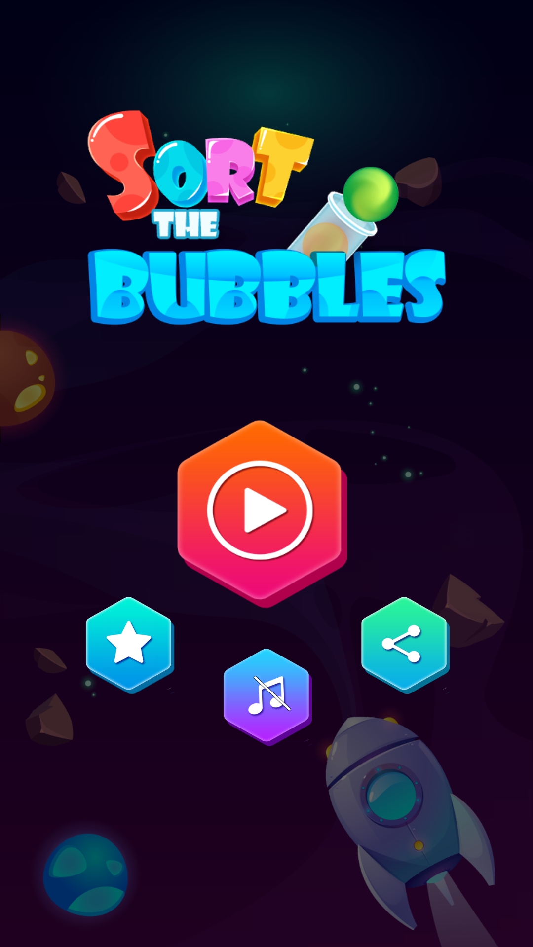 اسکرین شات 1 بازی Ball Sort - Bubble Sort Puzzle