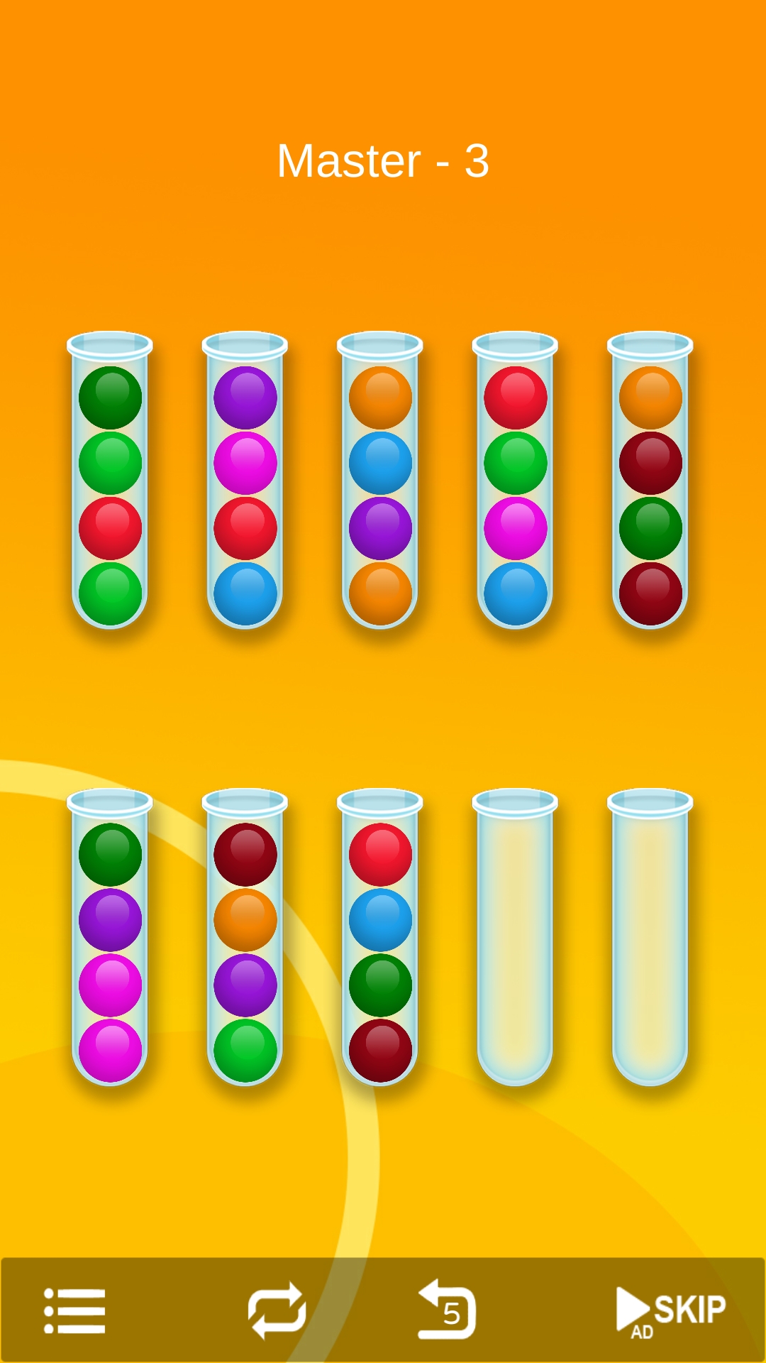اسکرین شات 6 بازی Ball Sort - Bubble Sort Puzzle