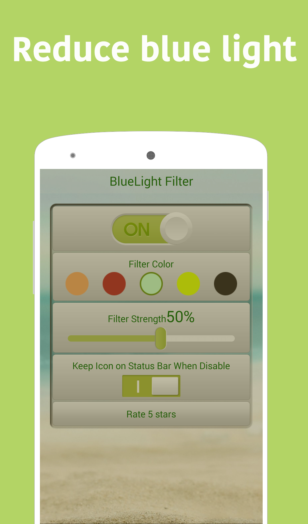 اسکرین شات 4 برنامه Bluelight Filter - Night Mode