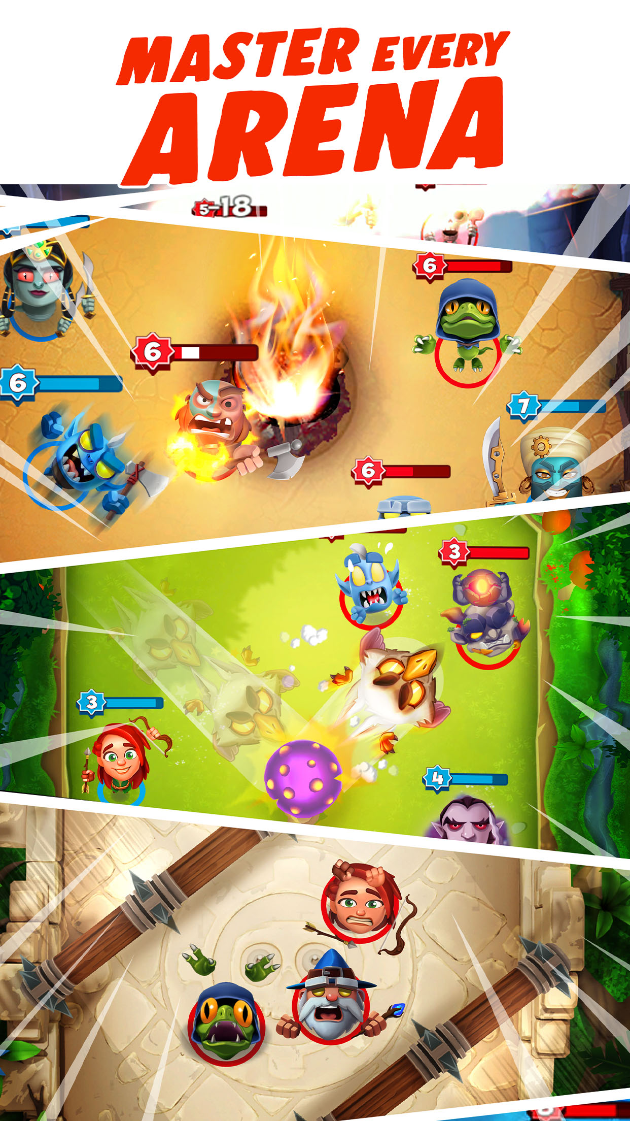 اسکرین شات 1 بازی Smashing Four: PvP Hero bump