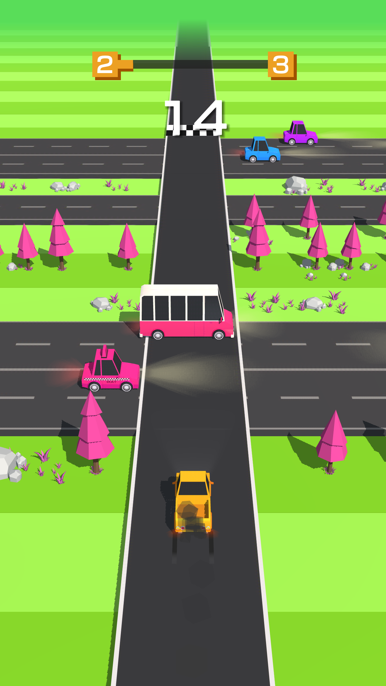 اسکرین شات 4 بازی Traffic Run!: Driving Game