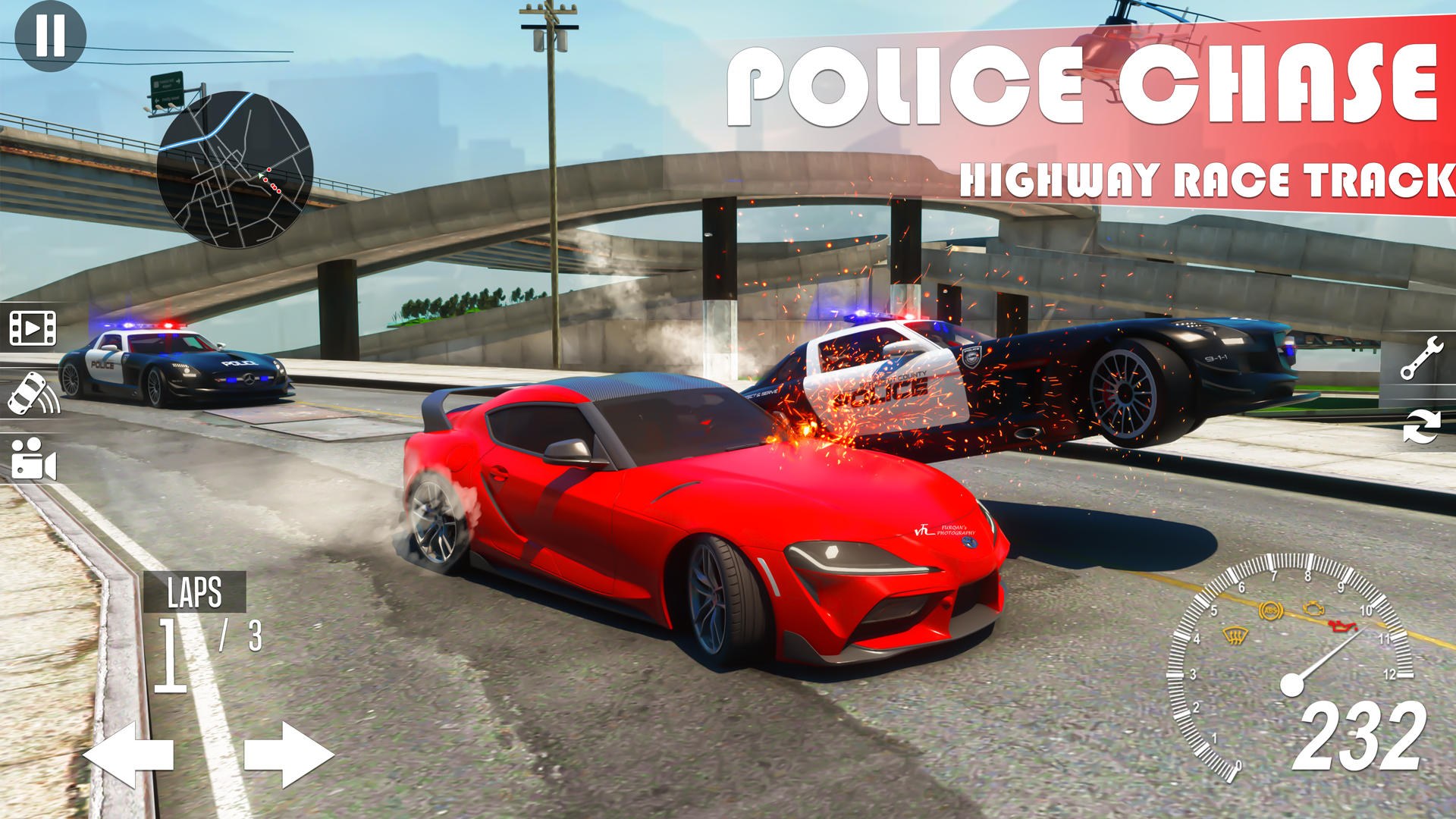 اسکرین شات 4 برنامه Ultimate Car Driving Games