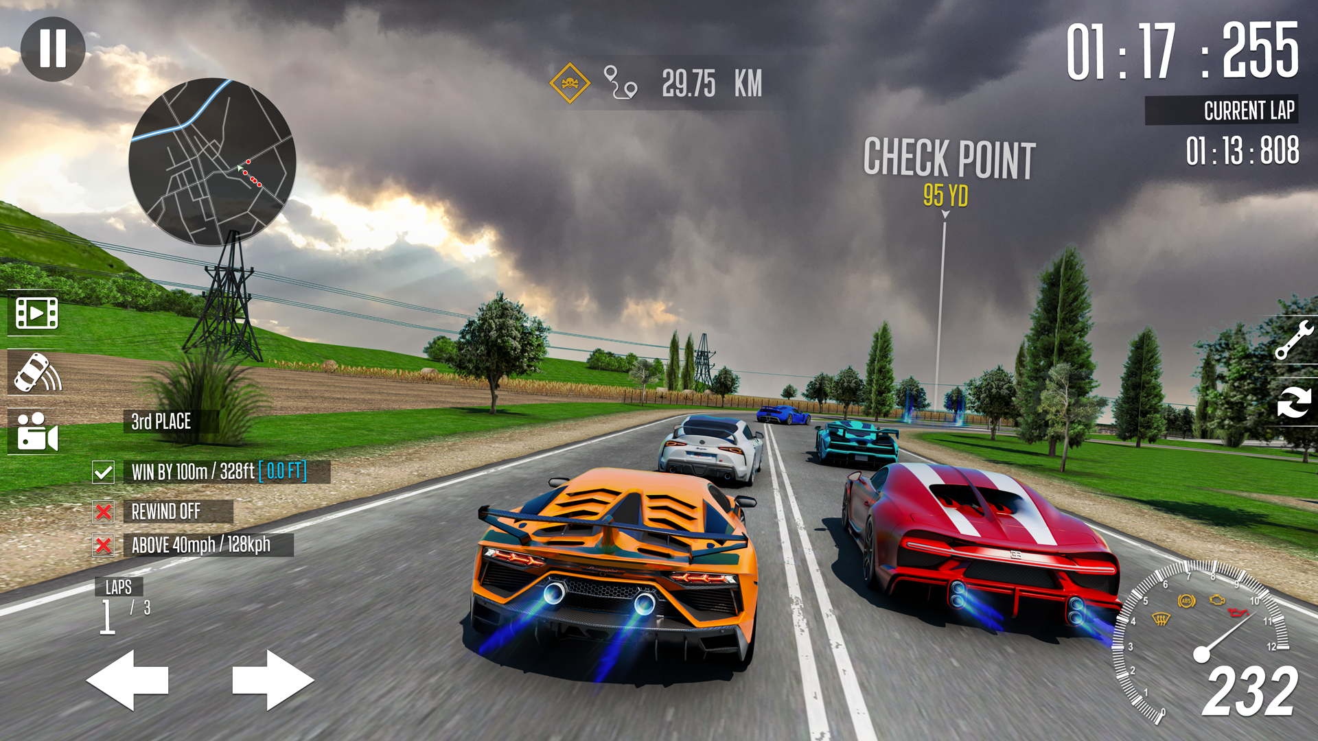 اسکرین شات 3 برنامه Ultimate Car Driving Games