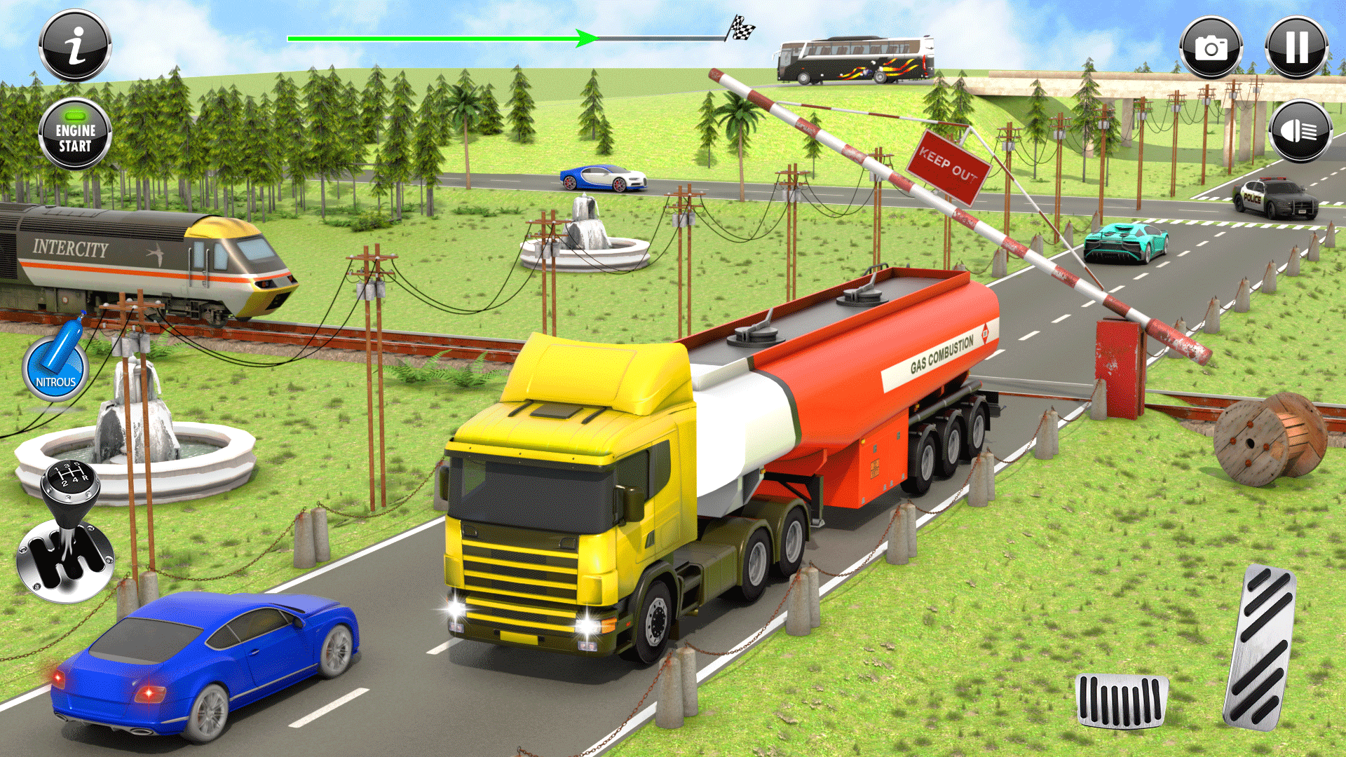 اسکرین شات 8 برنامه Oil Tanker Truck Driving Games