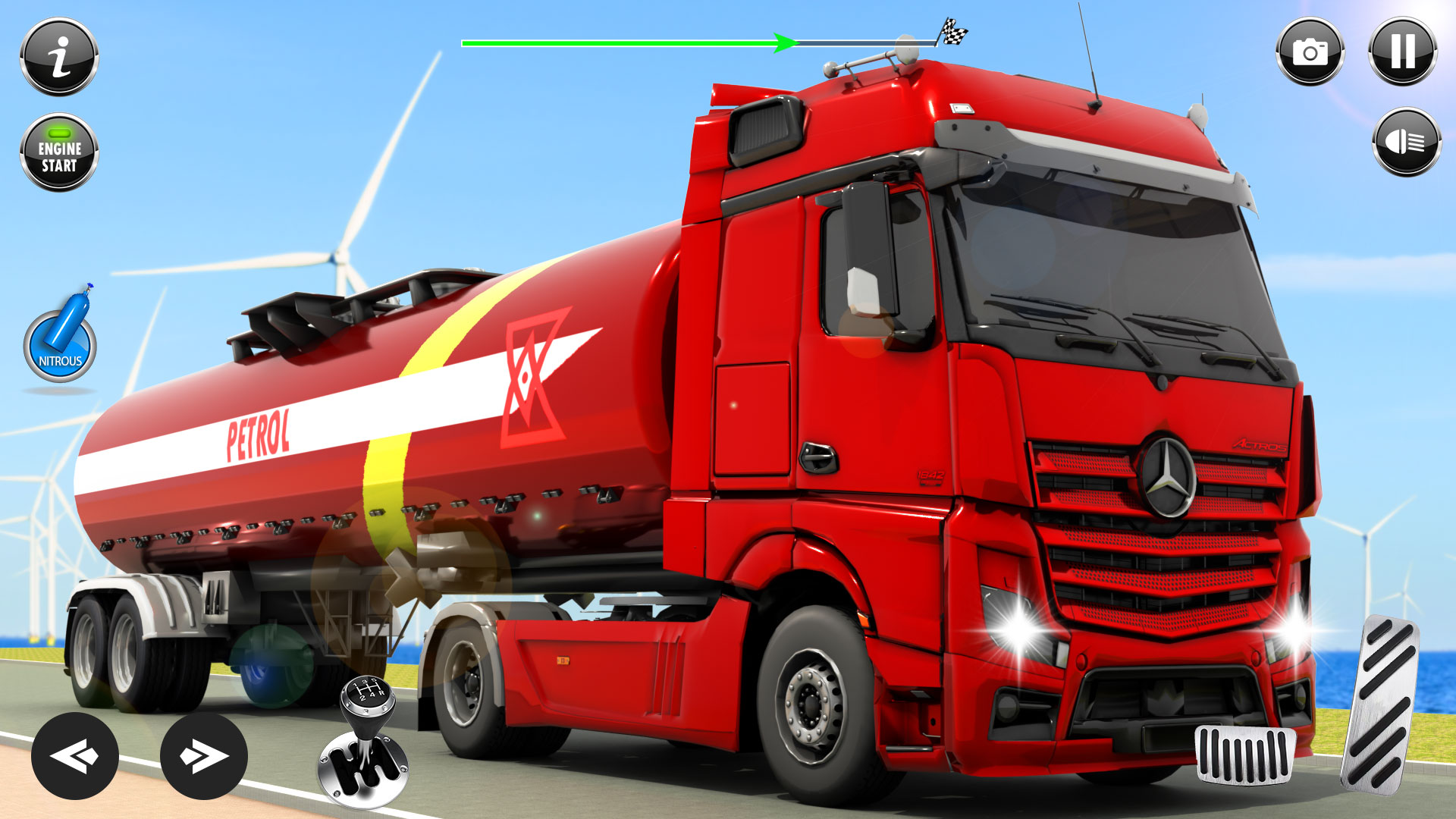 اسکرین شات 4 برنامه Oil Tanker Truck Driving Games