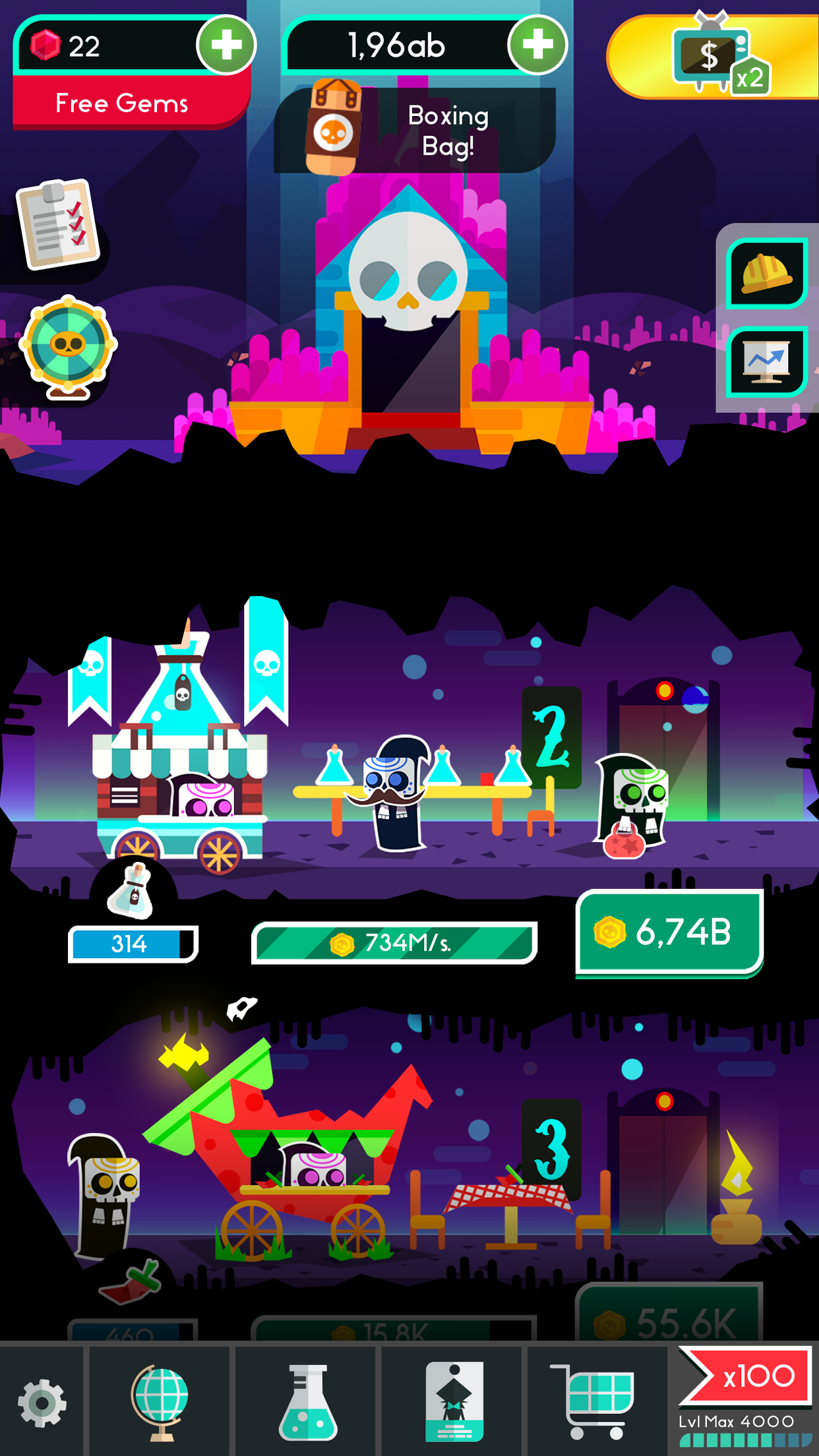 اسکرین شات 7 بازی Idle Death Tycoon: Money Inc.