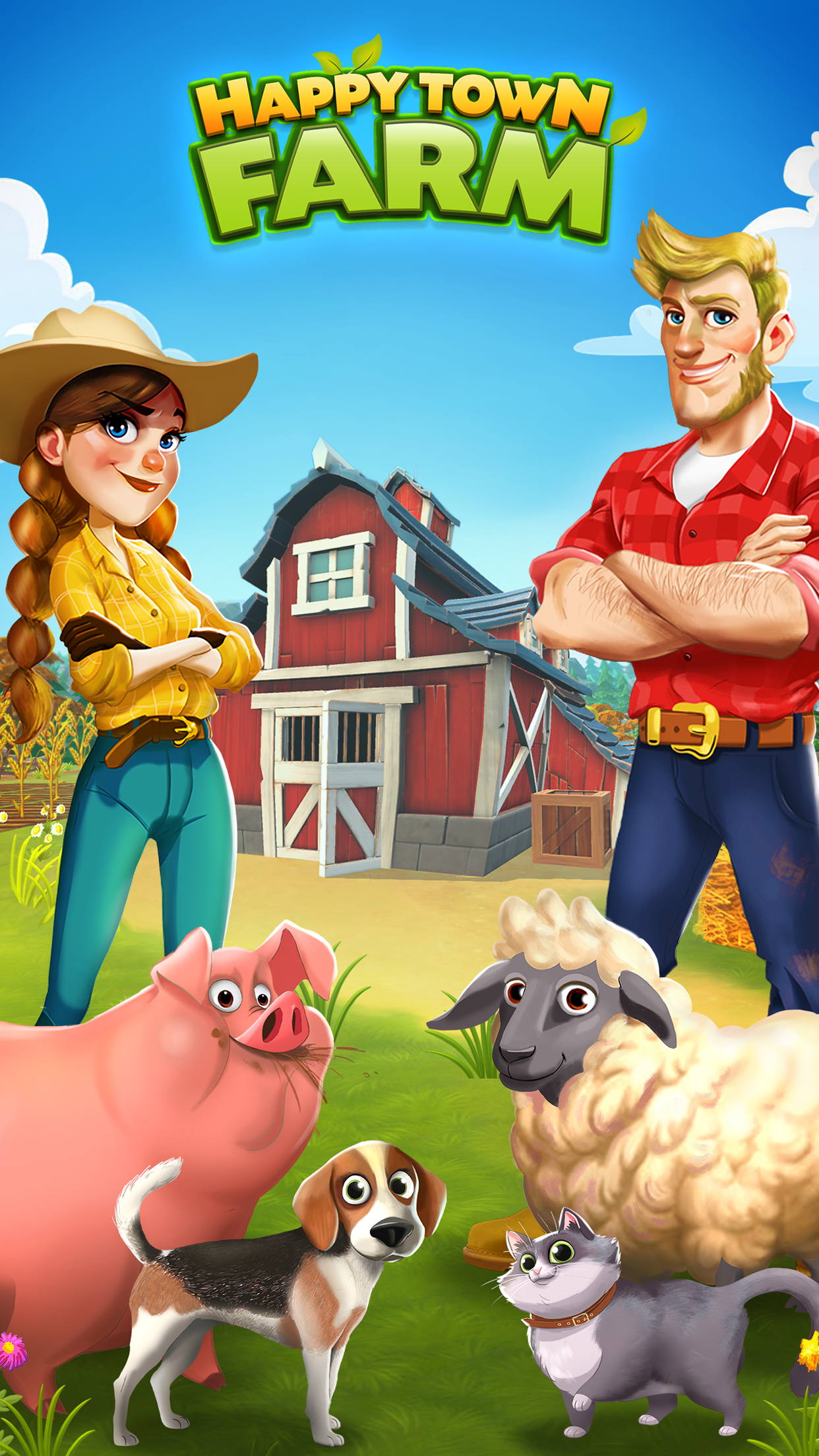 اسکرین شات 5 بازی Happy Town Farm: Farming Games