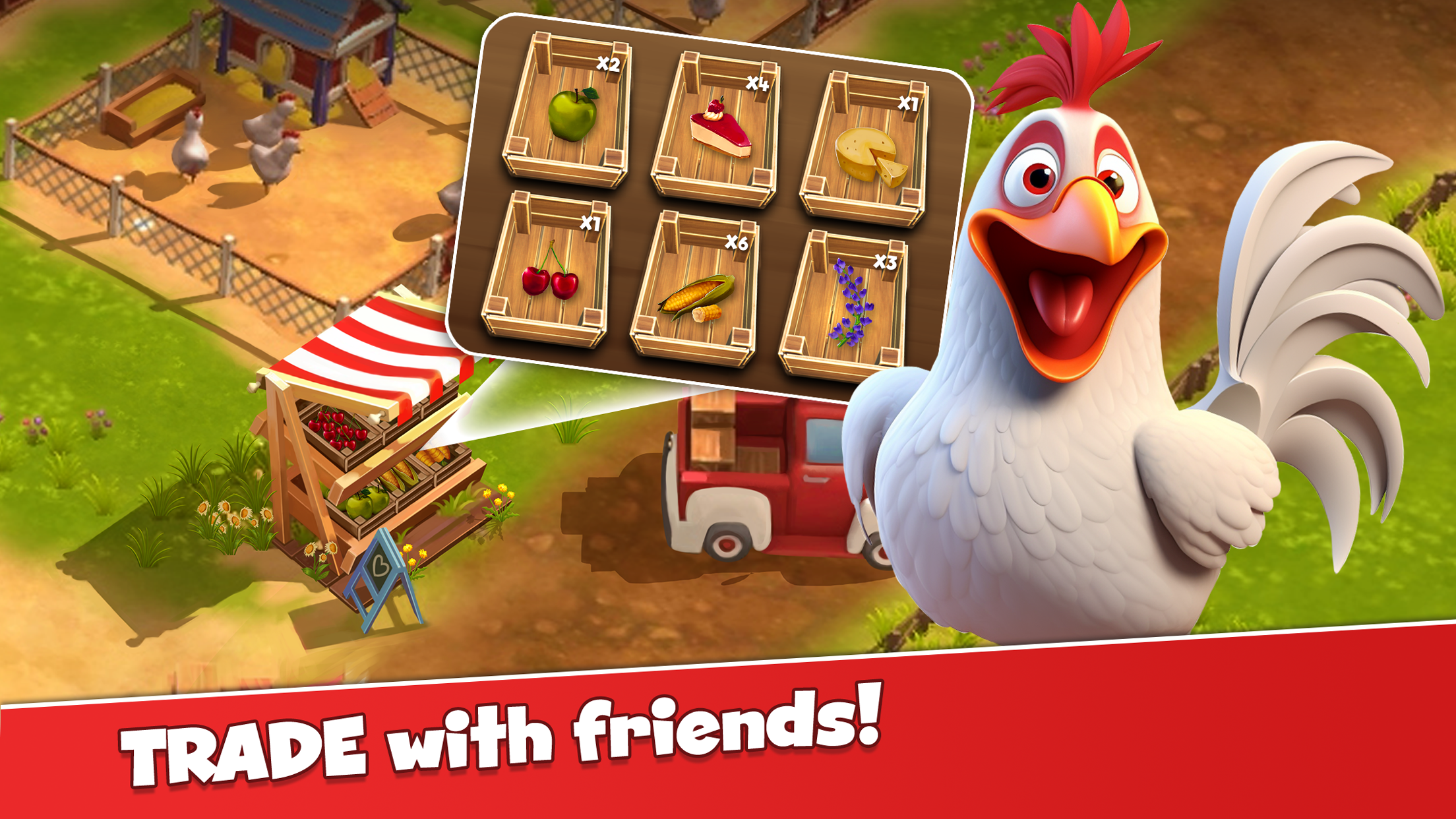 اسکرین شات 4 بازی Happy Farm Town - Farm Games