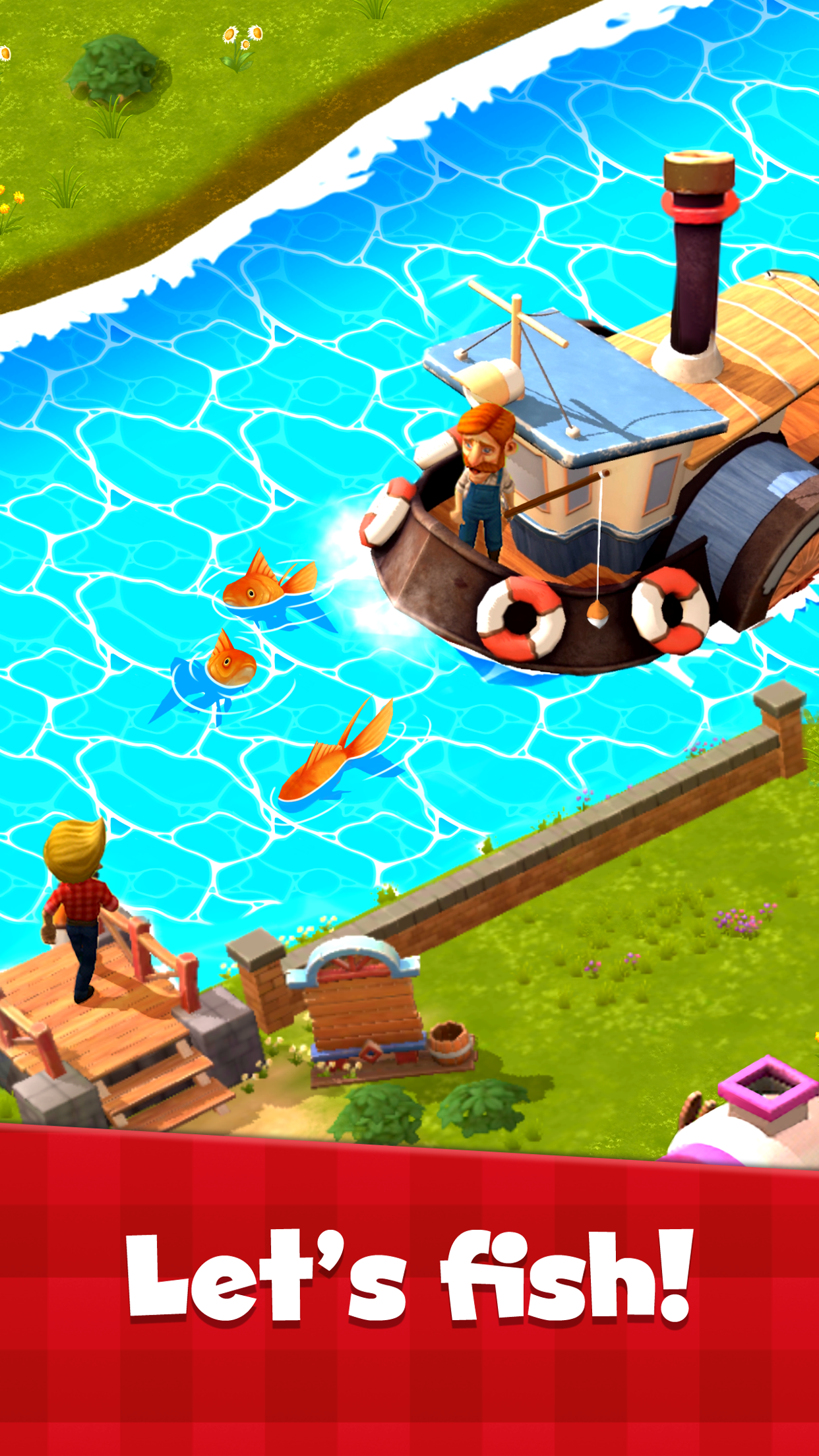 اسکرین شات 4 بازی Happy Town Farm: Farming Games