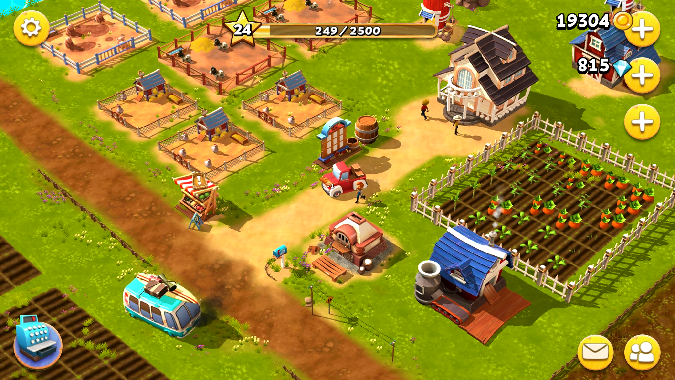 اسکرین شات 6 بازی Happy Town Farm: Farming Games