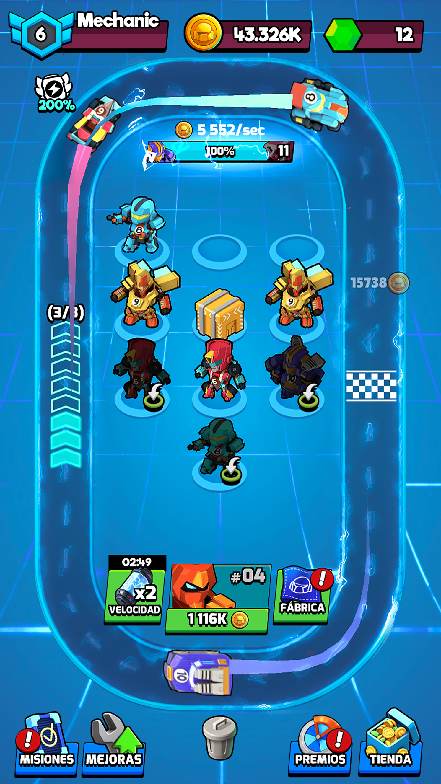 اسکرین شات 4 بازی Merge Plane Robots: Tap Tycoon