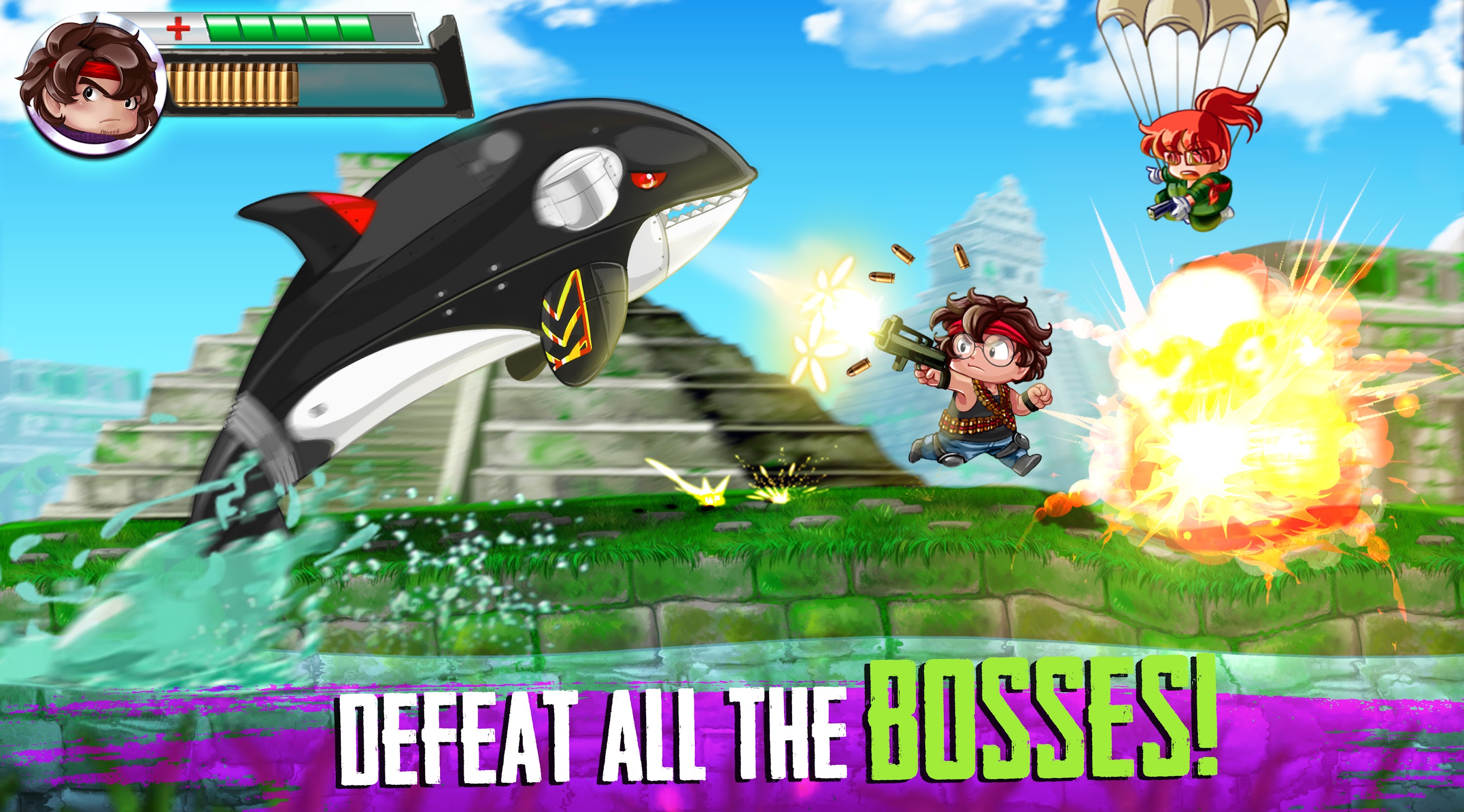 اسکرین شات 1 بازی Ramboat 2 Action Offline Game
