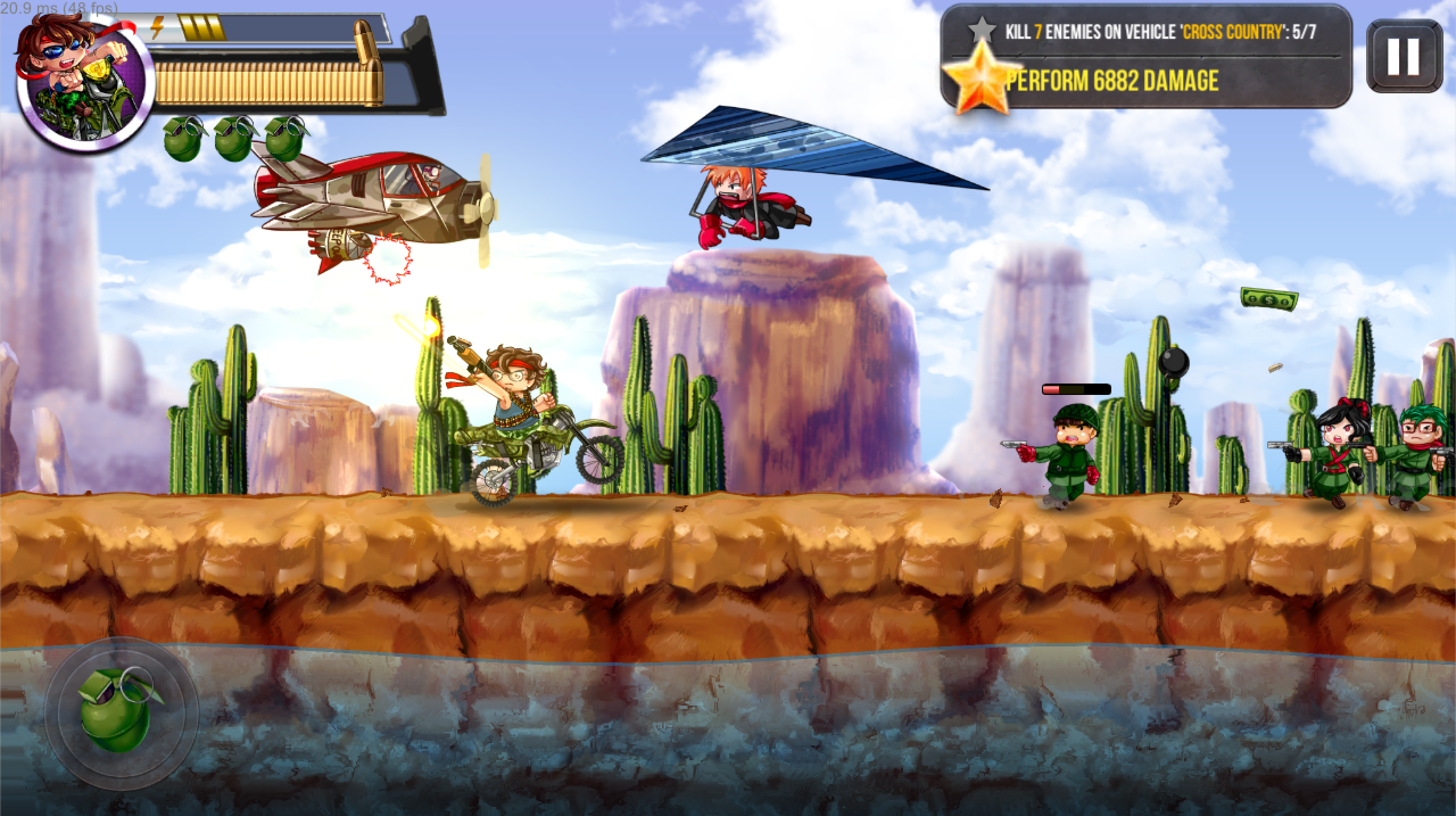 اسکرین شات 6 بازی Ramboat 2 Action Offline Game