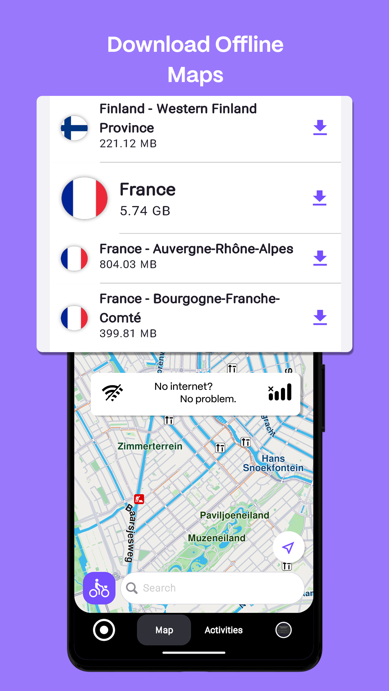 اسکرین شات 1 برنامه Magic Earth Navigation & Maps