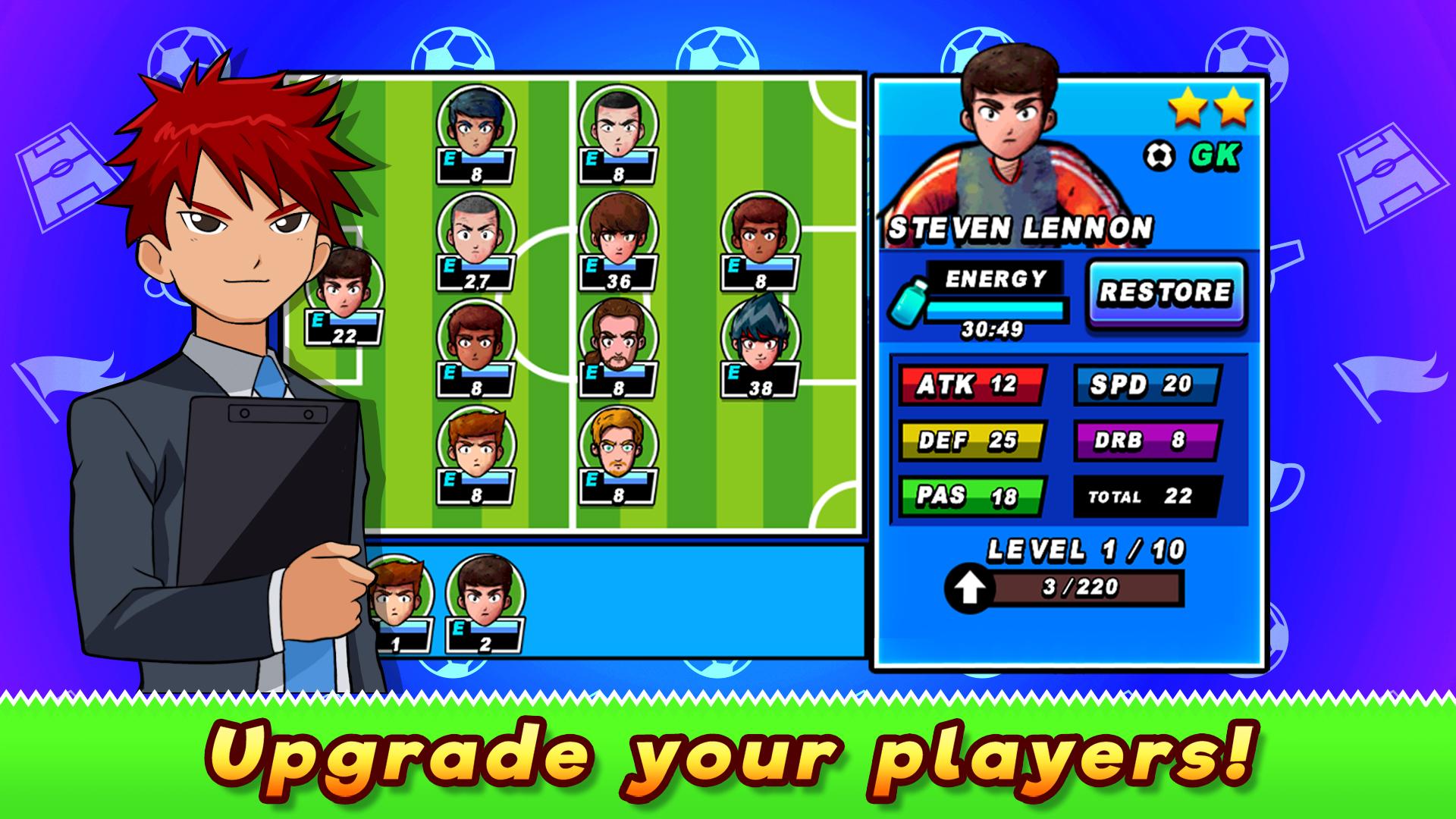 اسکرین شات 2 بازی Soccer Heroes RPG