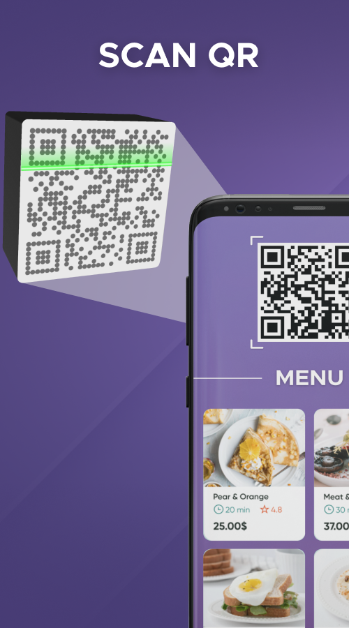 اسکرین شات 1 برنامه QR Code: Scan & Generate