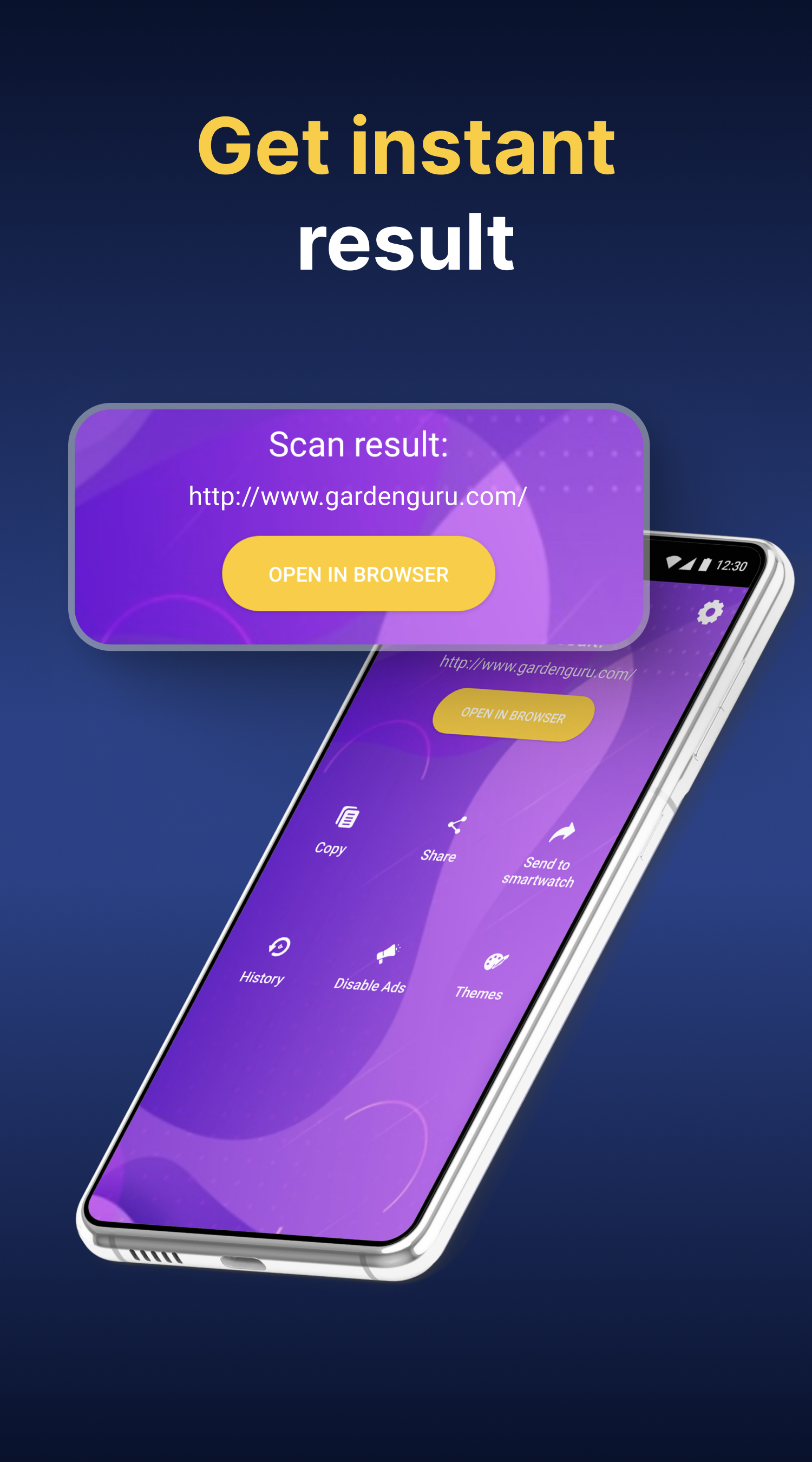 اسکرین شات 2 برنامه QR Code: Scan & Generate