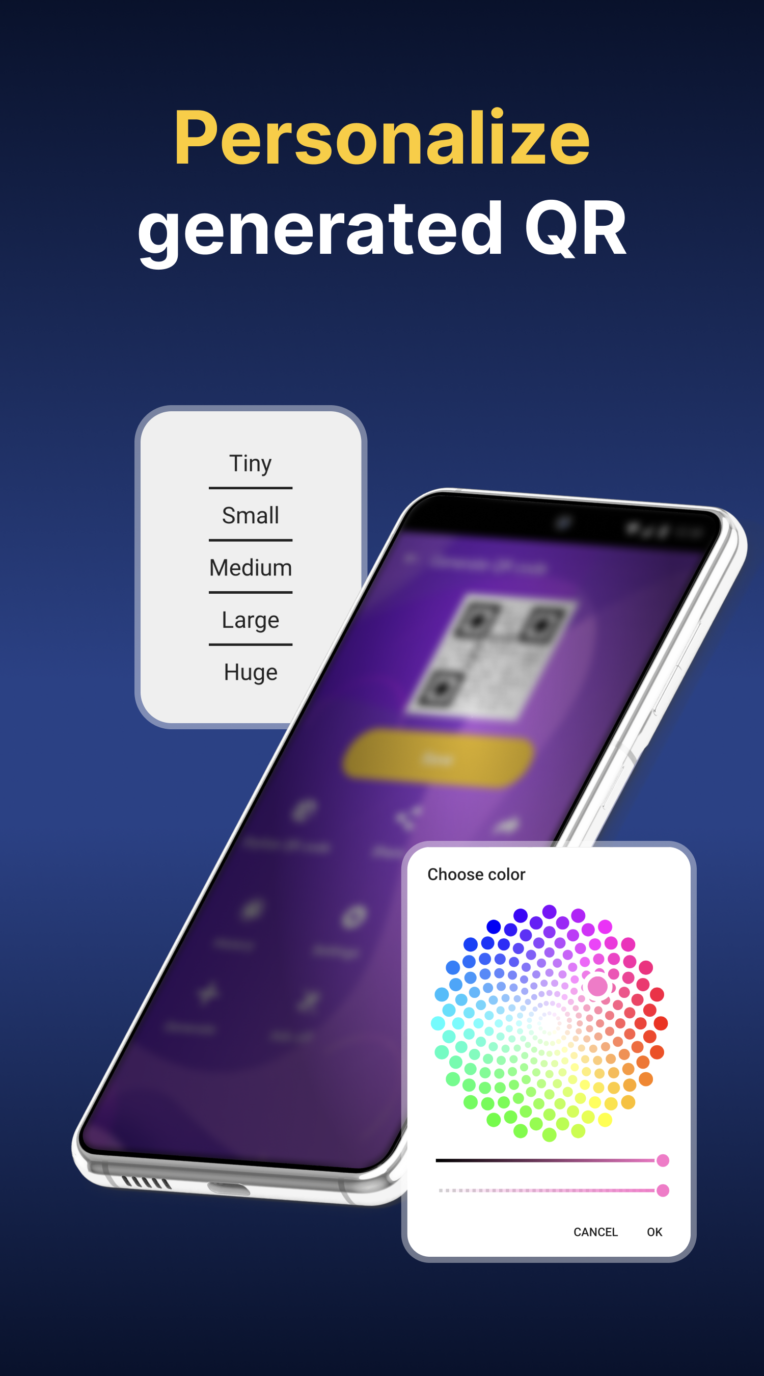 اسکرین شات 4 برنامه QR Code: Scan & Generate