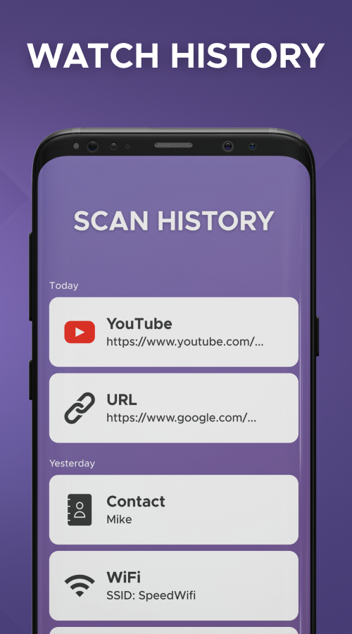 اسکرین شات 4 برنامه QR Code: Scan & Generate