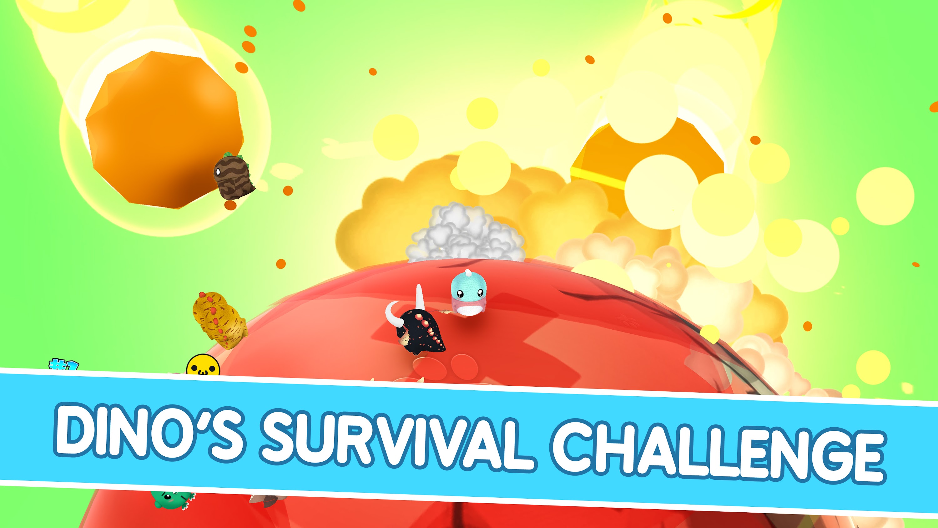 اسکرین شات 4 بازی Fall.io - Race of Dino