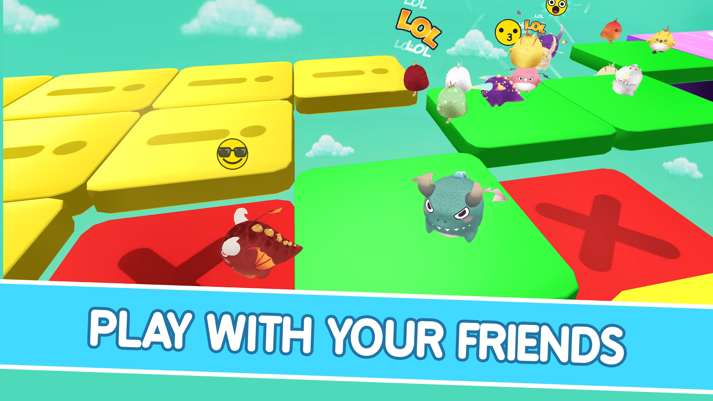 اسکرین شات 7 بازی Fall.io - Race of Dino