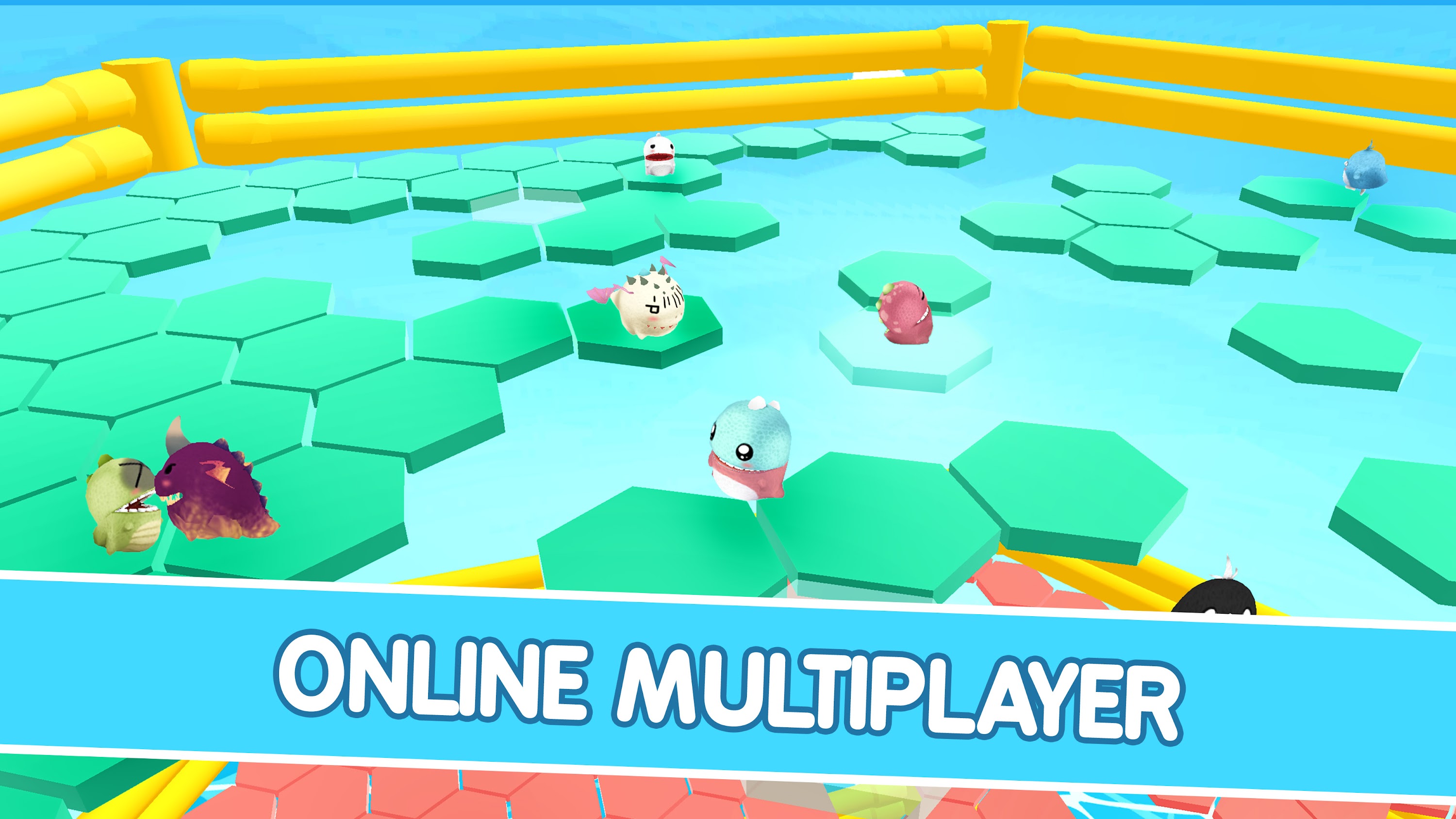 اسکرین شات 2 بازی Fall.io - Race of Dino