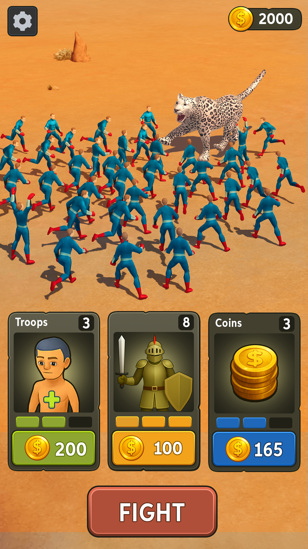 اسکرین شات 4 بازی Troops vs Gorilla