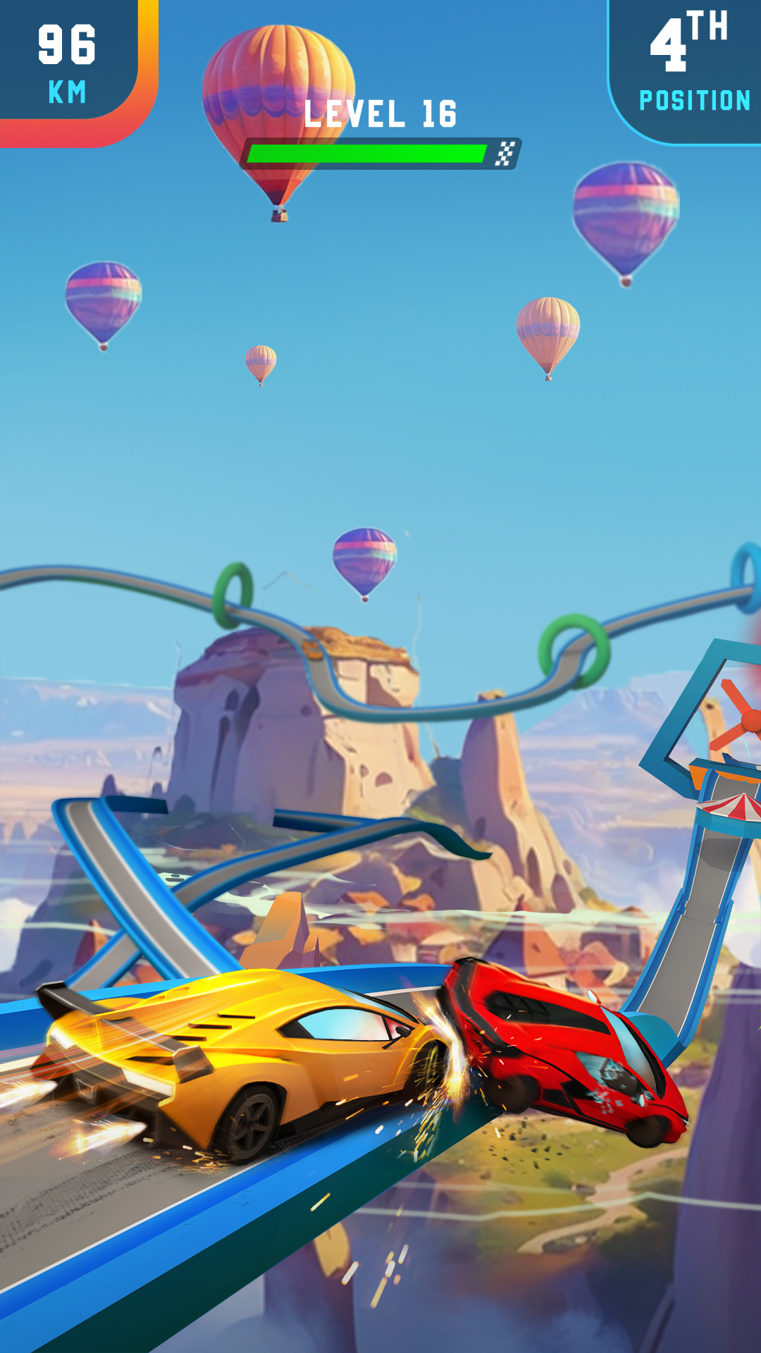 اسکرین شات 2 بازی FlyCar : Race Rush 3D
