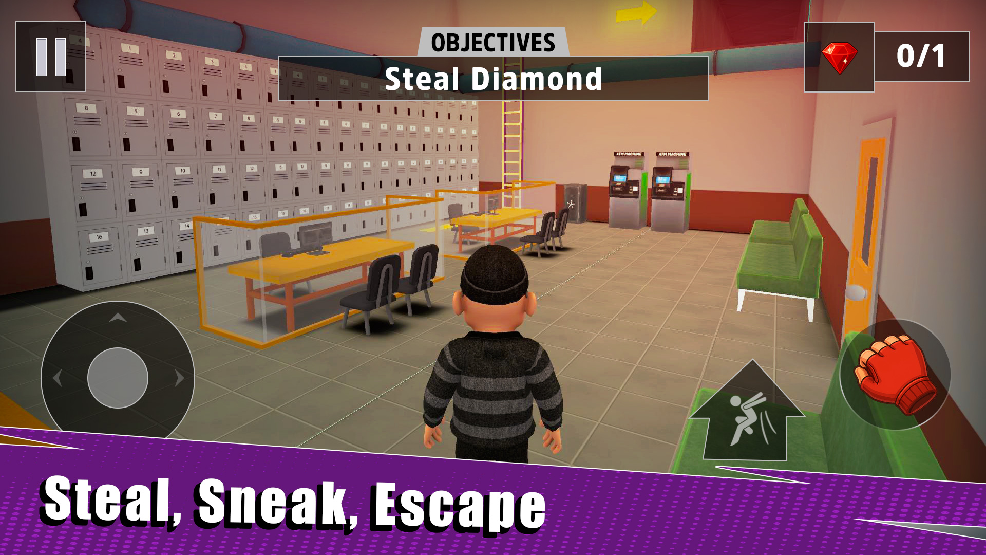 اسکرین شات 2 بازی Steal N Escape - Thief Sim 3D