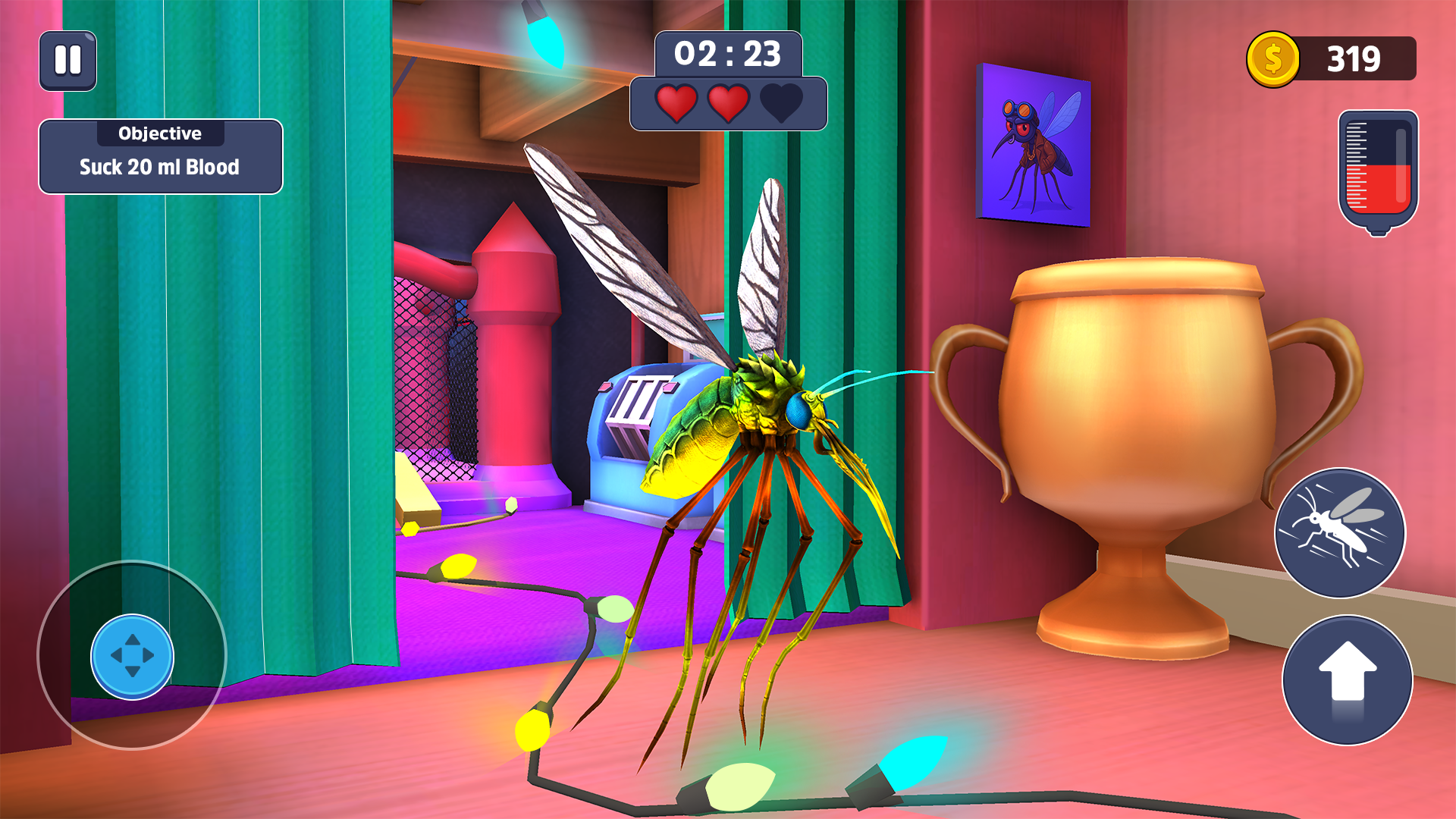 اسکرین شات 2 بازی Mosquito Simulator 3D