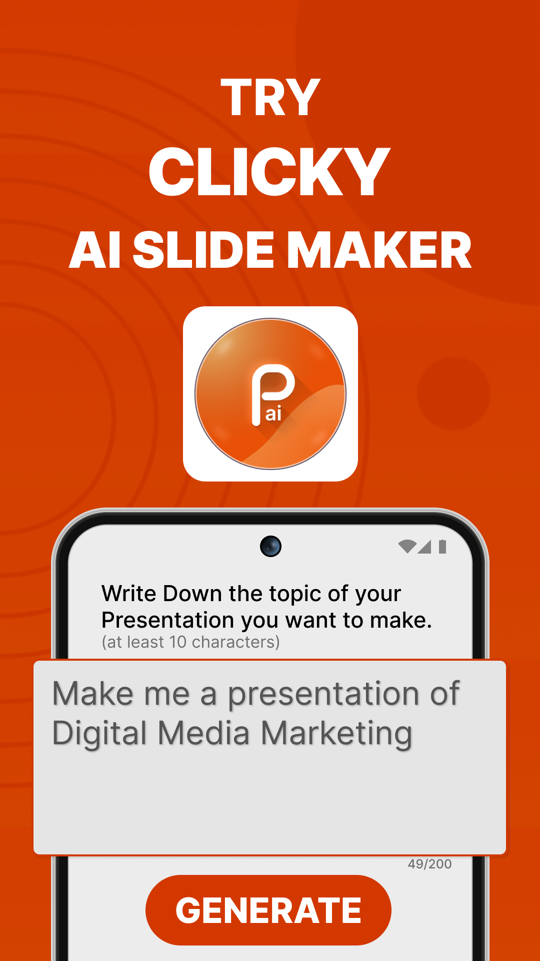 اسکرین شات 5 برنامه Presentation AI Maker Creator
