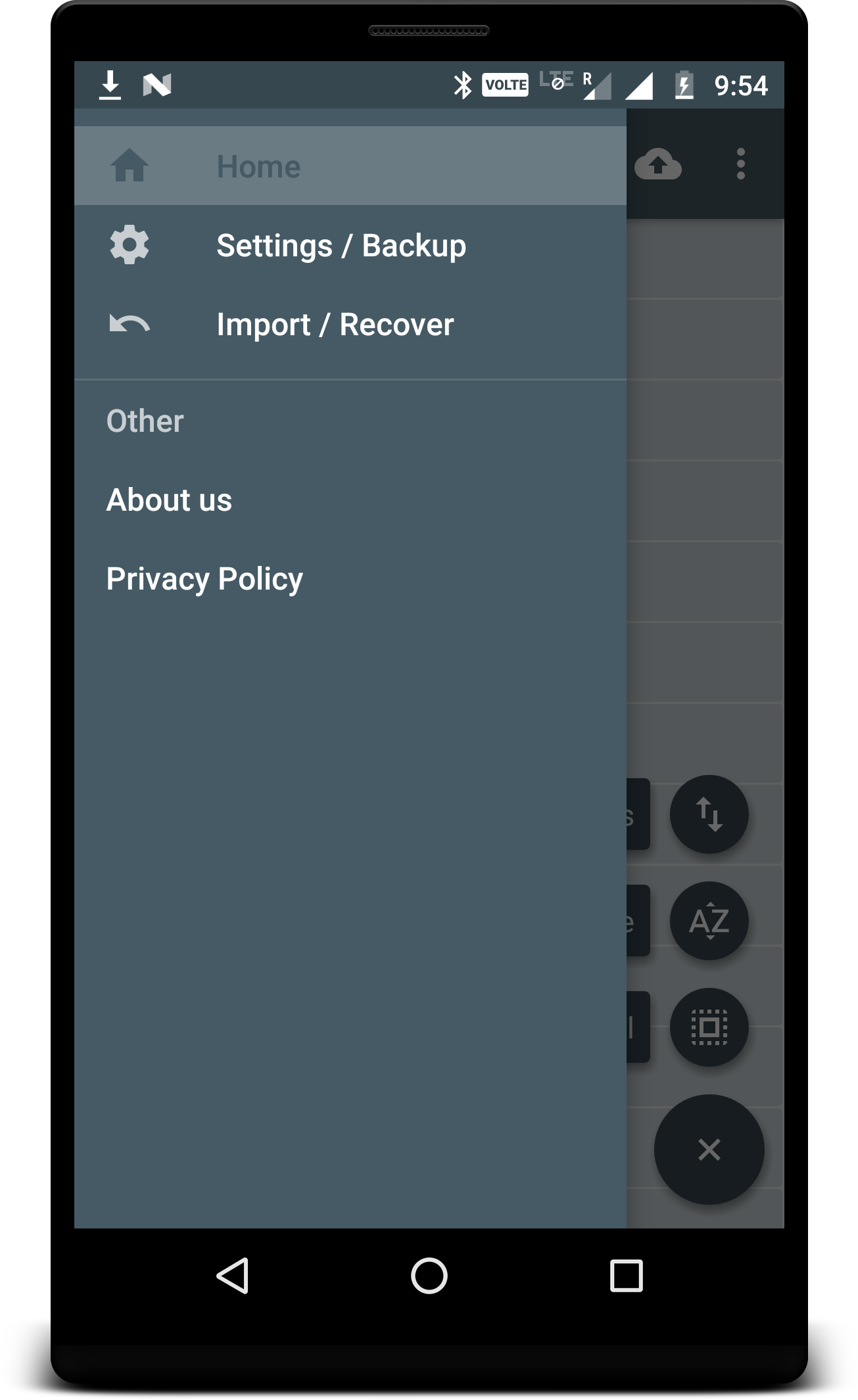 اسکرین شات 4 برنامه Duplicate Contacts Remover