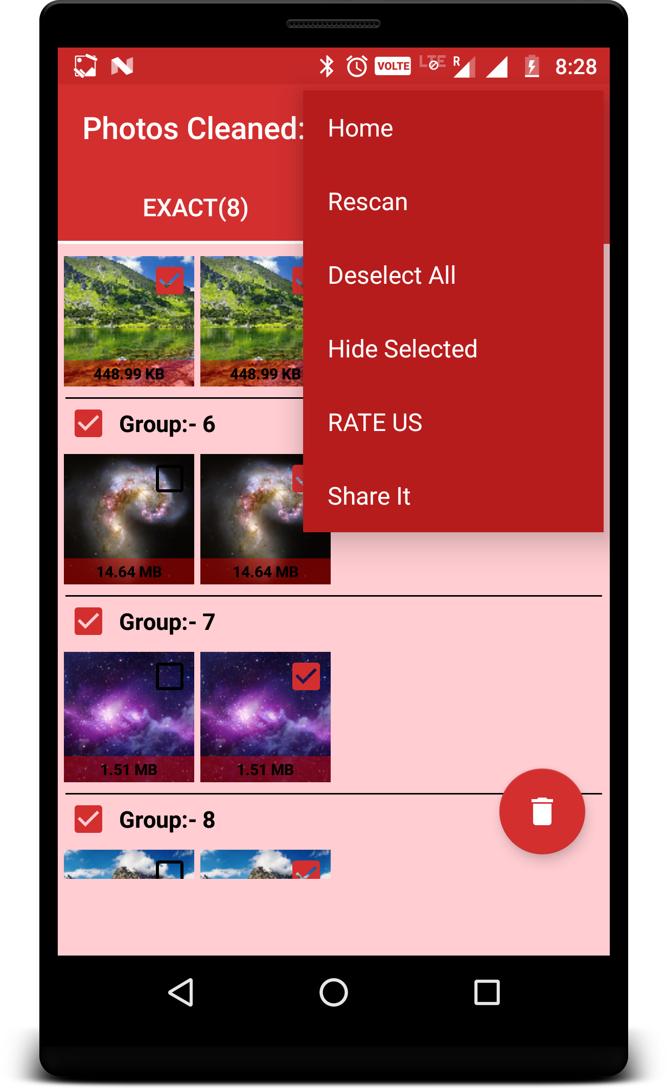 اسکرین شات 4 برنامه Duplicate Photo Finder