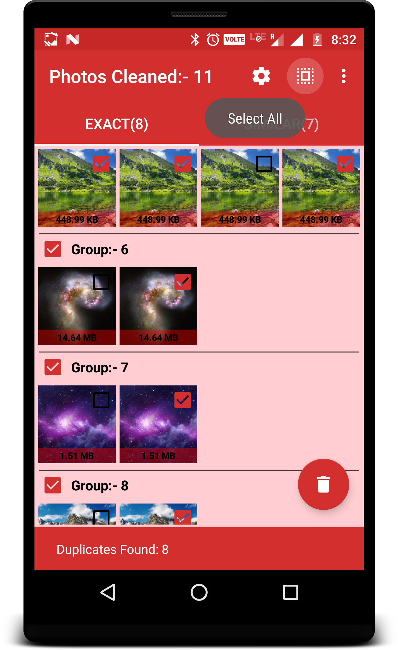 اسکرین شات 2 برنامه Duplicate Photo Finder