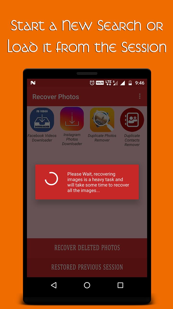 اسکرین شات 1 برنامه Recycle Bin for Photos